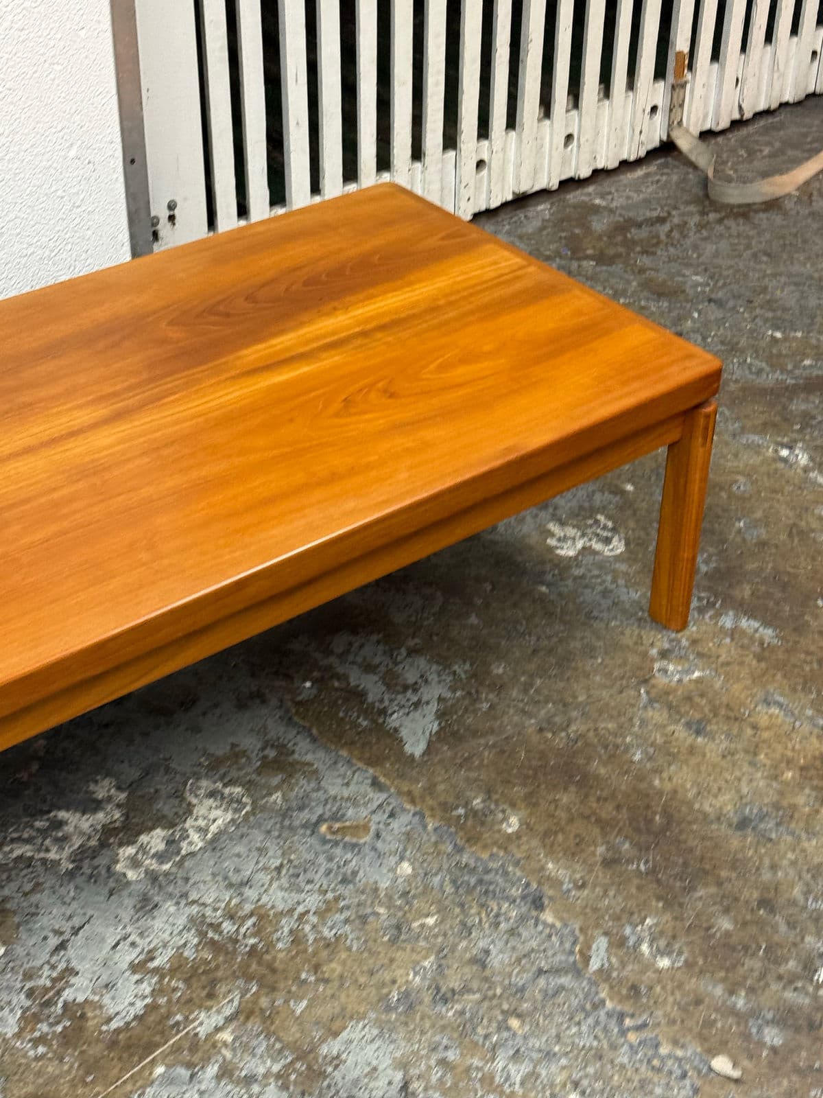 Danish Teak Wood Coffee Table, Mid 20th Century - Thumbnail 12
