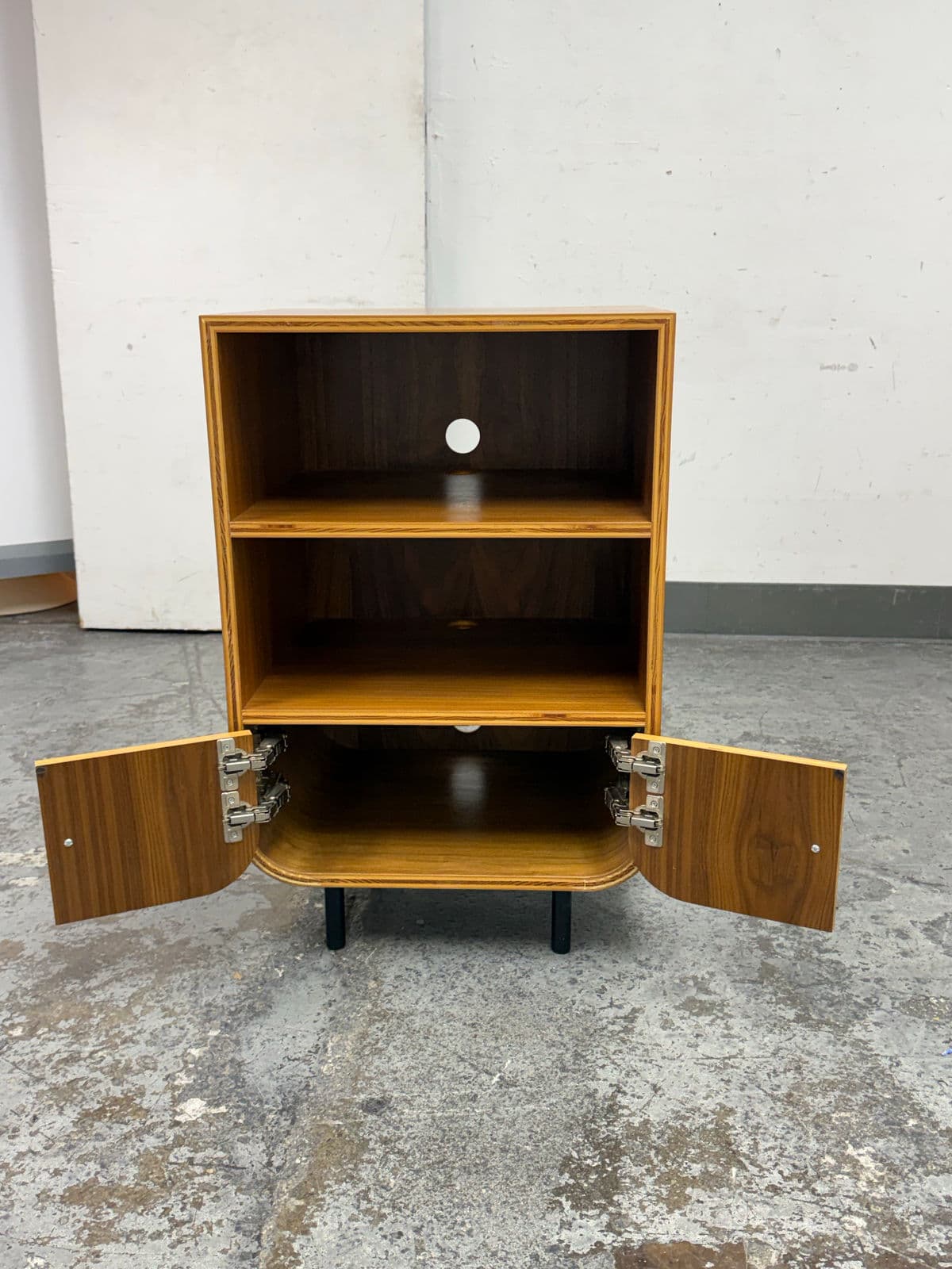 Mid Century Style Media Cabinet + Drawer - Thumbnail 5