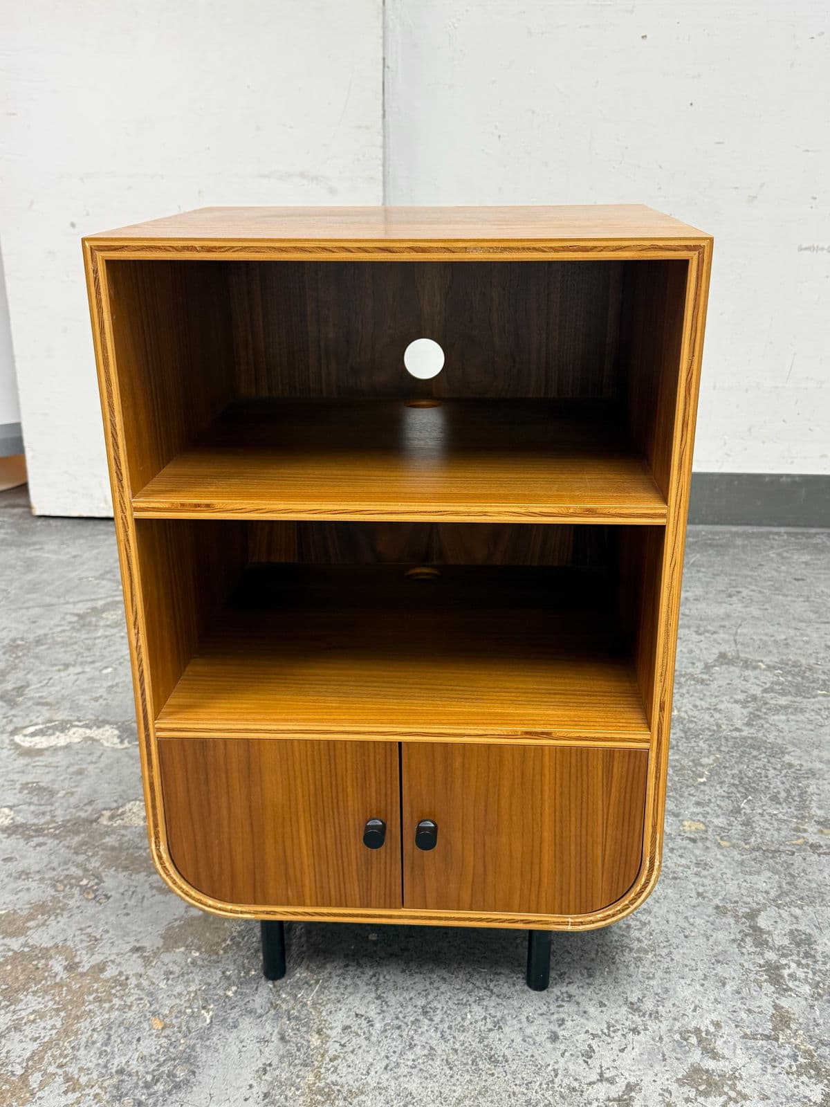 Mid Century Style Media Cabinet + Drawer - Thumbnail 3