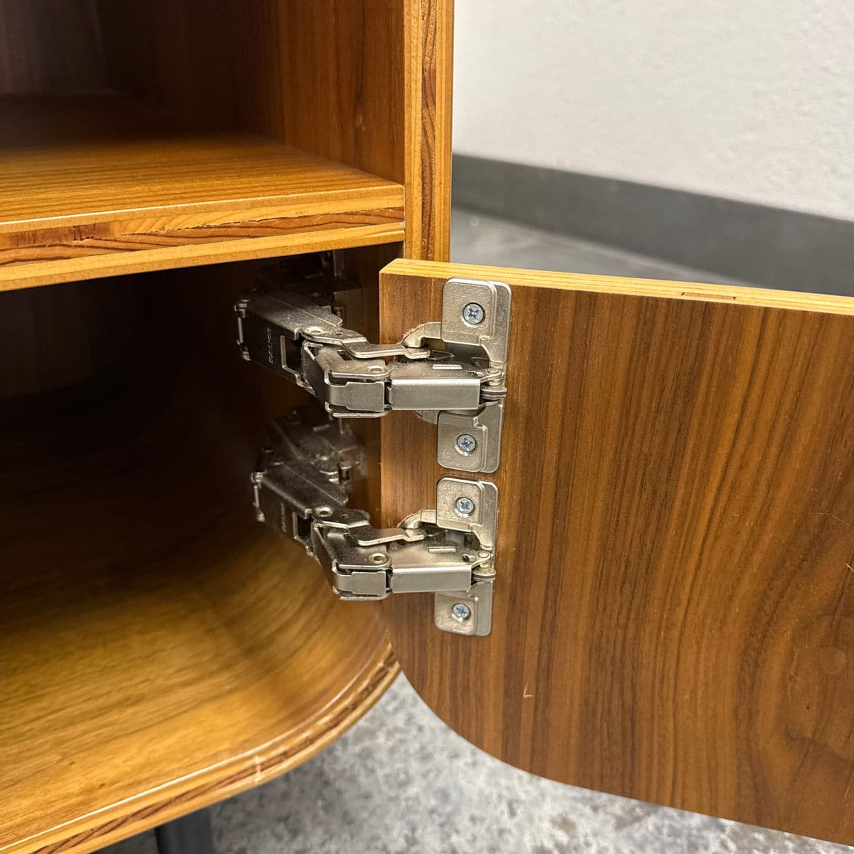 Mid Century Style Media Cabinet + Drawer - Thumbnail 13