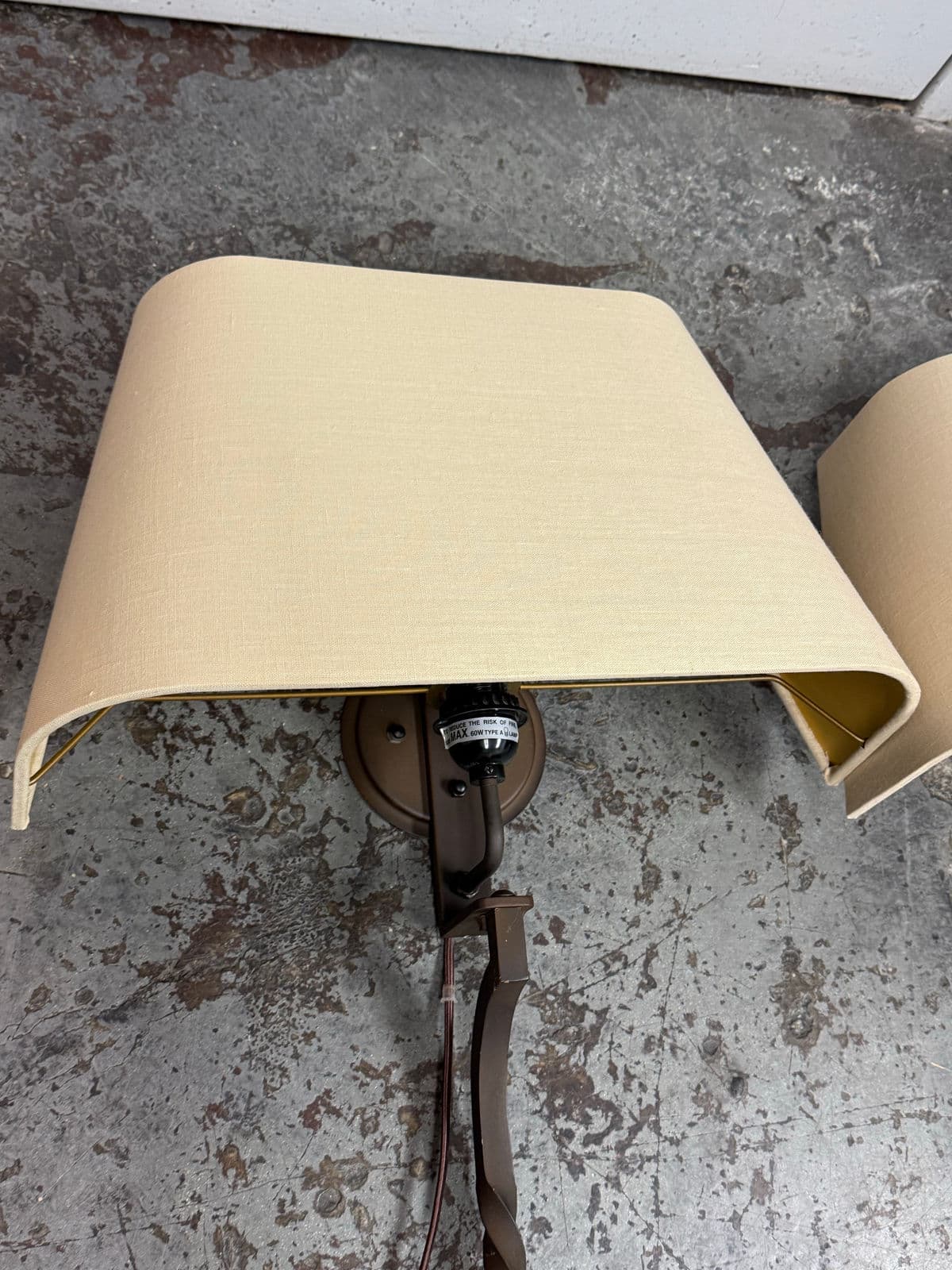 Restoration Hardware Vintage Iron Wall Sconces, Pair - Thumbnail 7