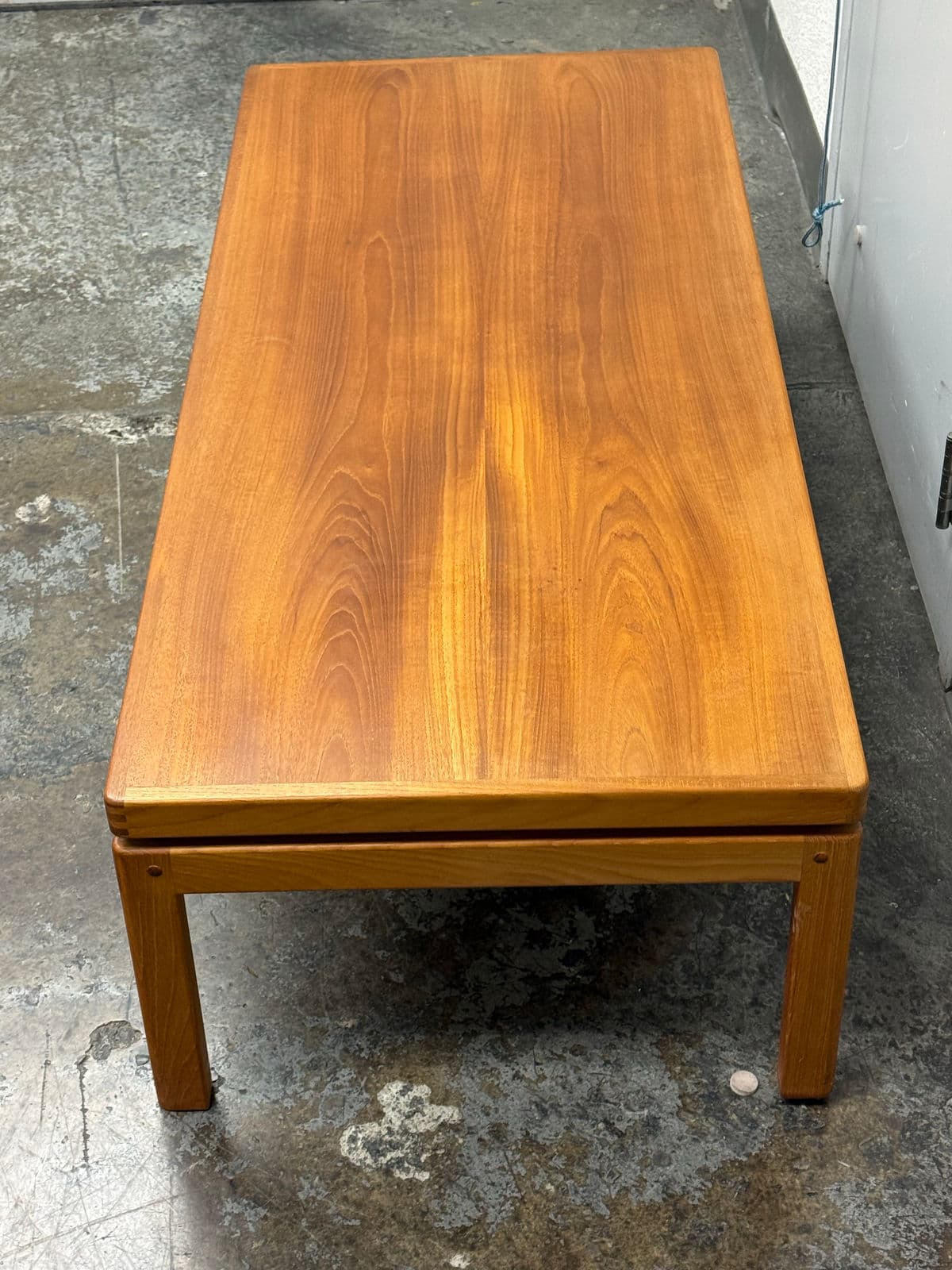 Danish Teak Wood Coffee Table, Mid 20th Century - Thumbnail 13