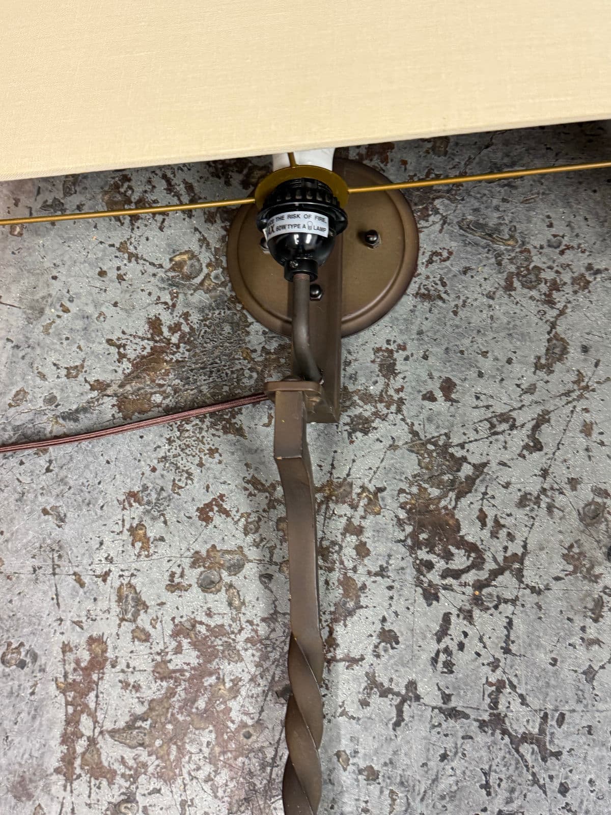 Restoration Hardware Vintage Iron Wall Sconces, Pair - Thumbnail 4