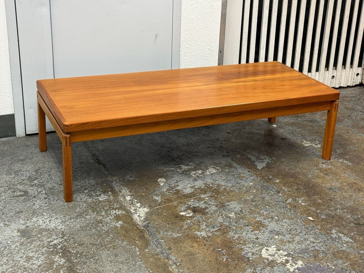 Danish Teak Wood Coffee Table, Mid 20th Century - Thumbnail 5