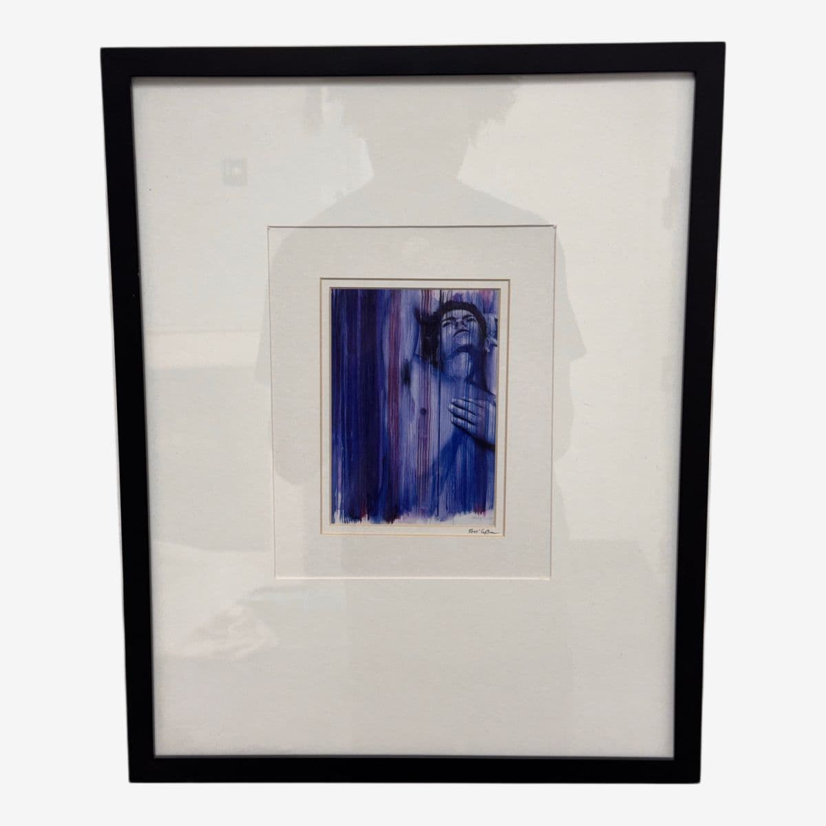 René Capone "Boy With Vertical Lines" Signed Print, Circa 2012 - Image 1
