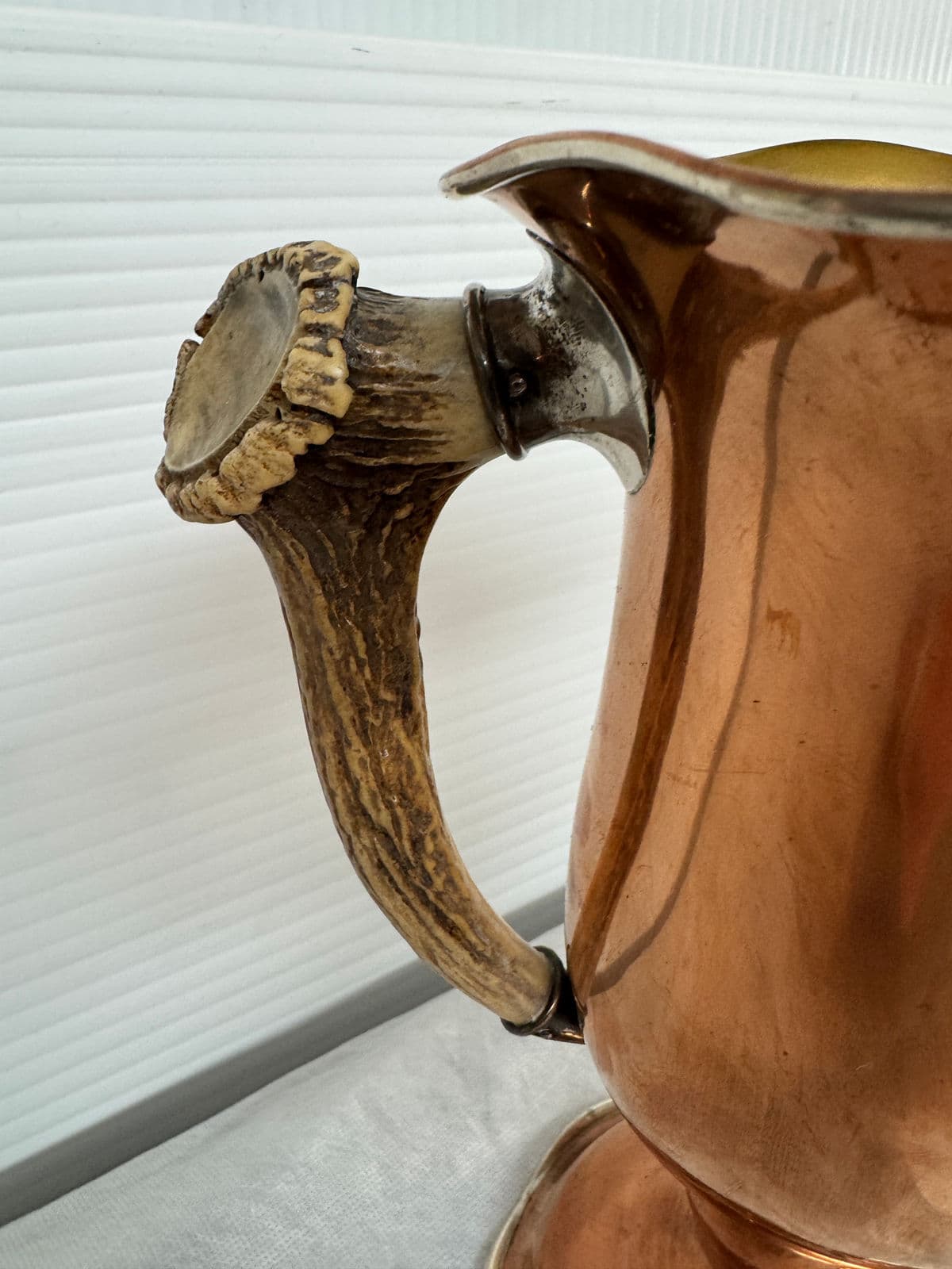 Antique Sterling + Copper Loving Cup Vase - Thumbnail 9