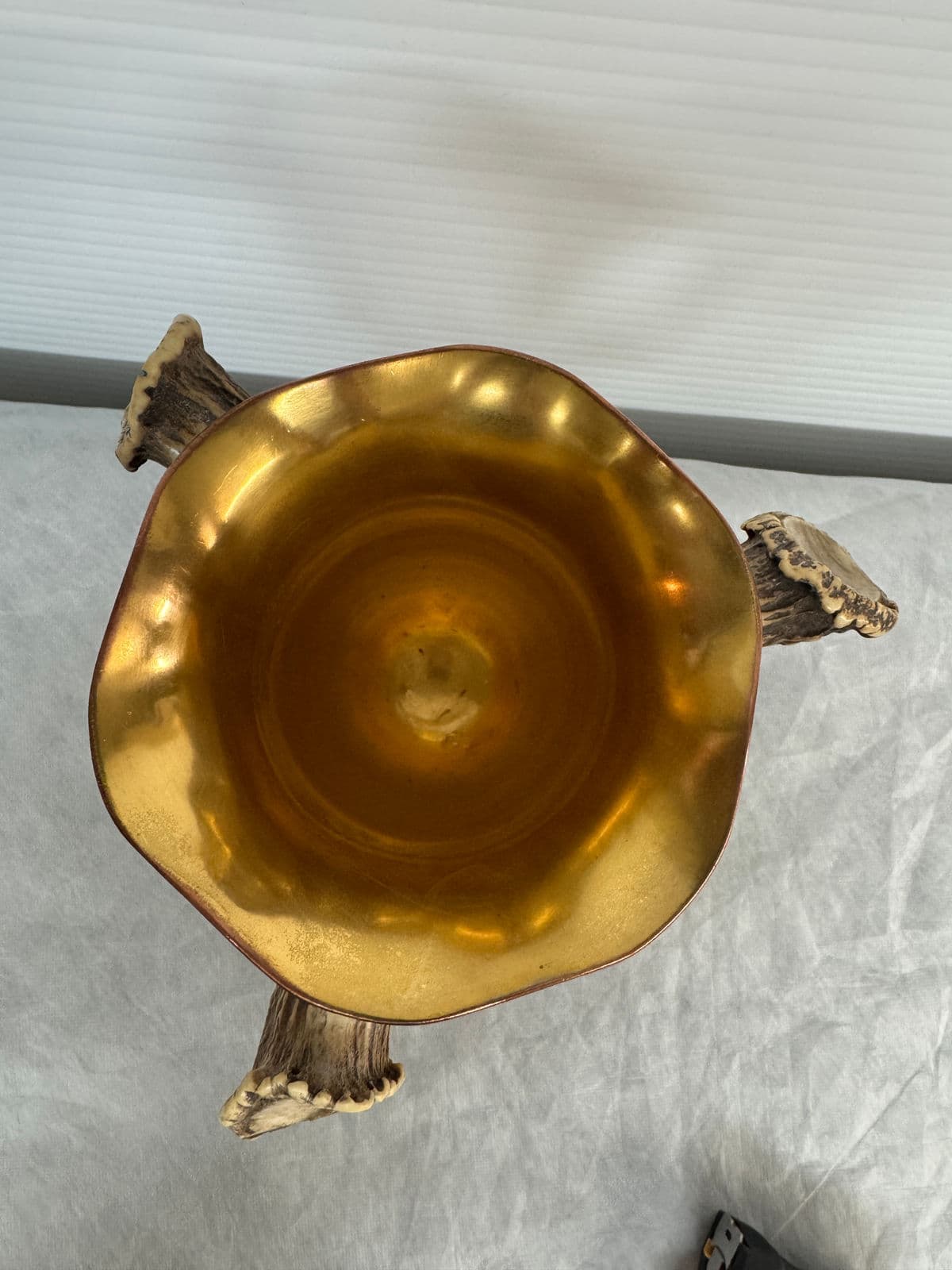 Antique Sterling + Copper Loving Cup Vase - Thumbnail 5