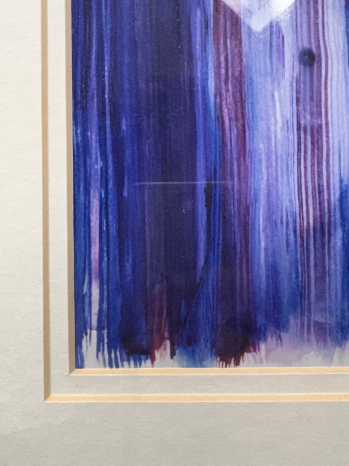 René Capone "Boy With Vertical Lines" Signed Print, Circa 2012 - Thumbnail 7