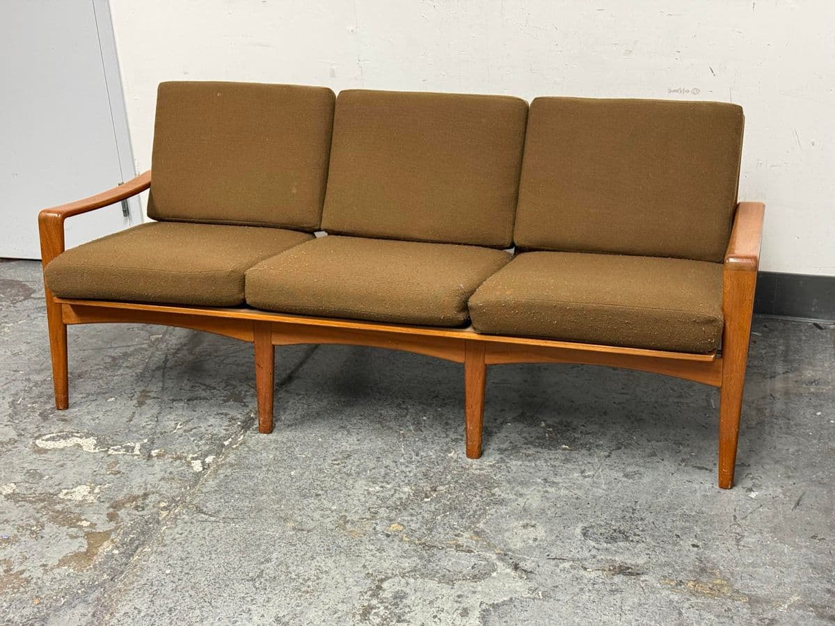 Komfort Danish Three Seat Sofa, Circa 1960's - Thumbnail 3