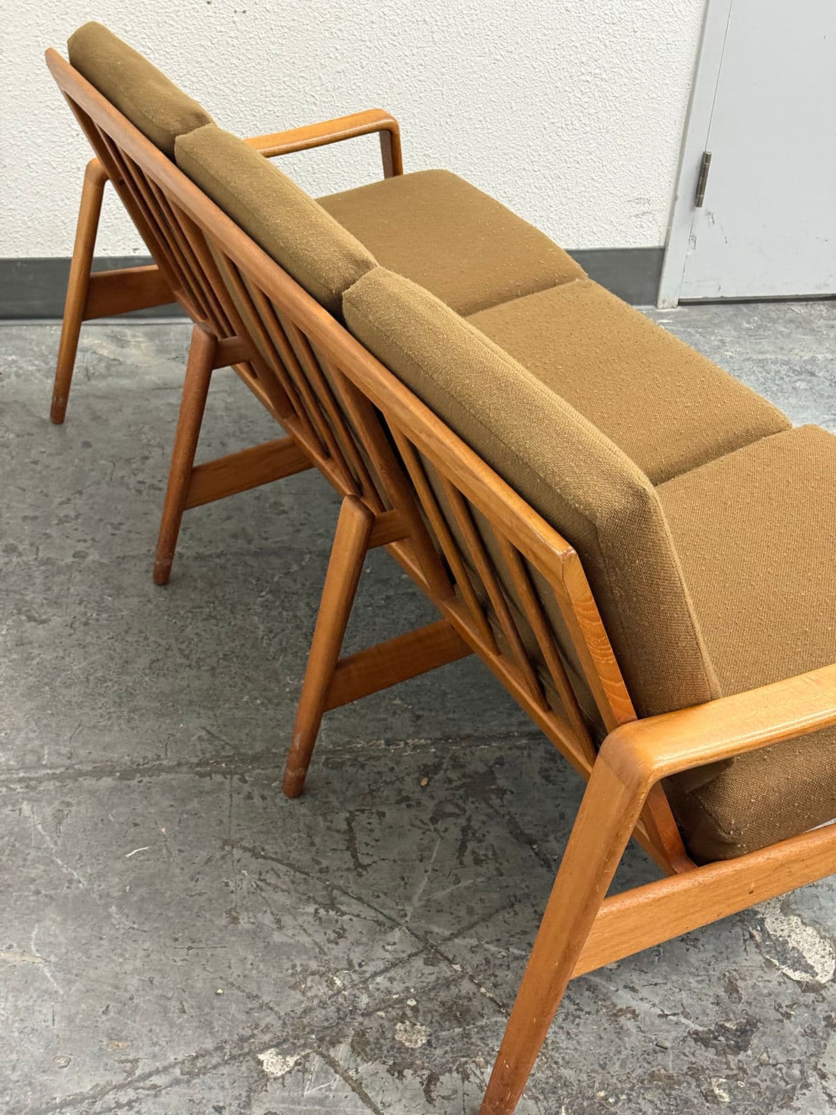 Komfort Danish Three Seat Sofa, Circa 1960's - Thumbnail 9