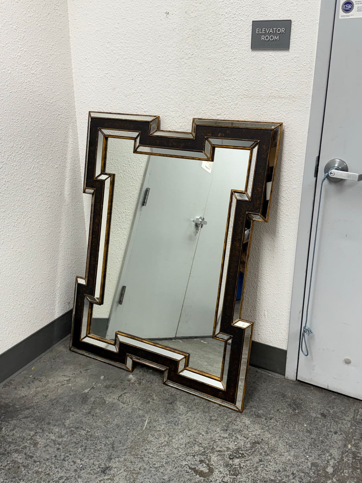 Art Deco Revival Style Custom Design Wall Mirror - Thumbnail 3