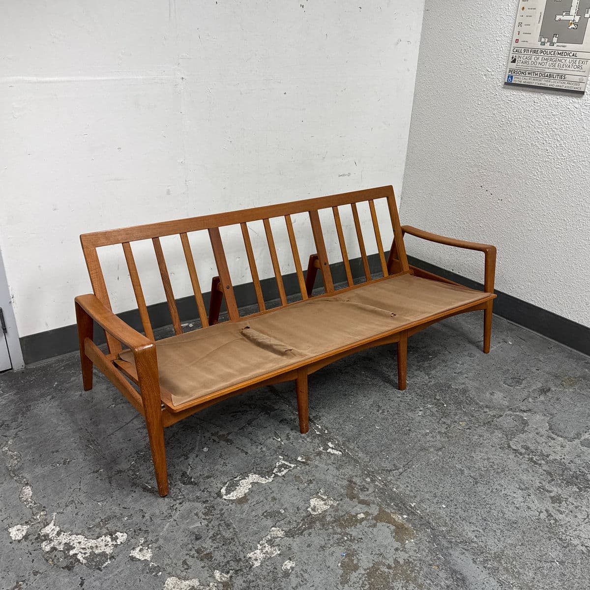 Komfort Danish Three Seat Sofa, Circa 1960's - Thumbnail 13