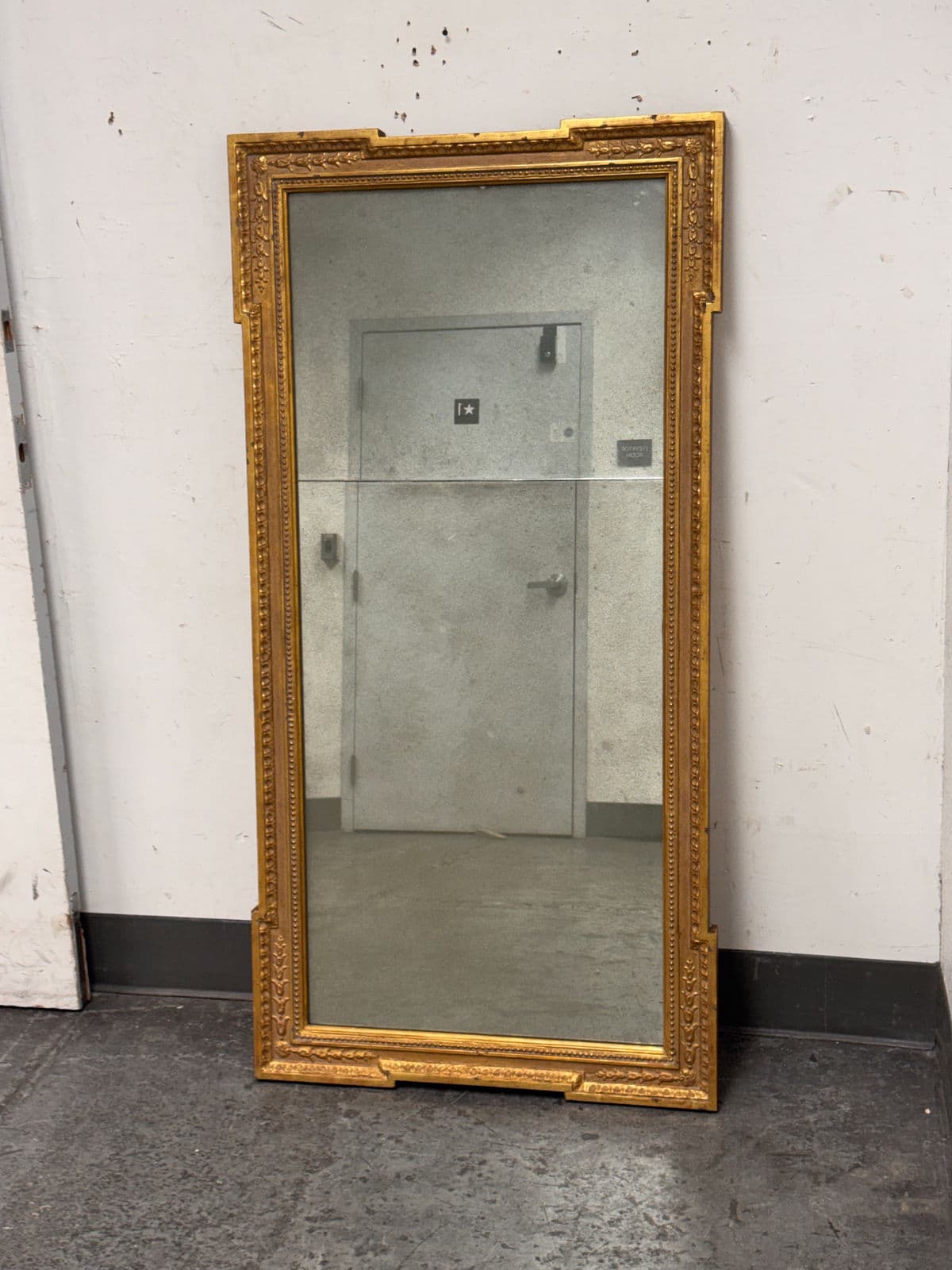 Neoclassical Giltwood Wall Mirror, Antique - Thumbnail 3