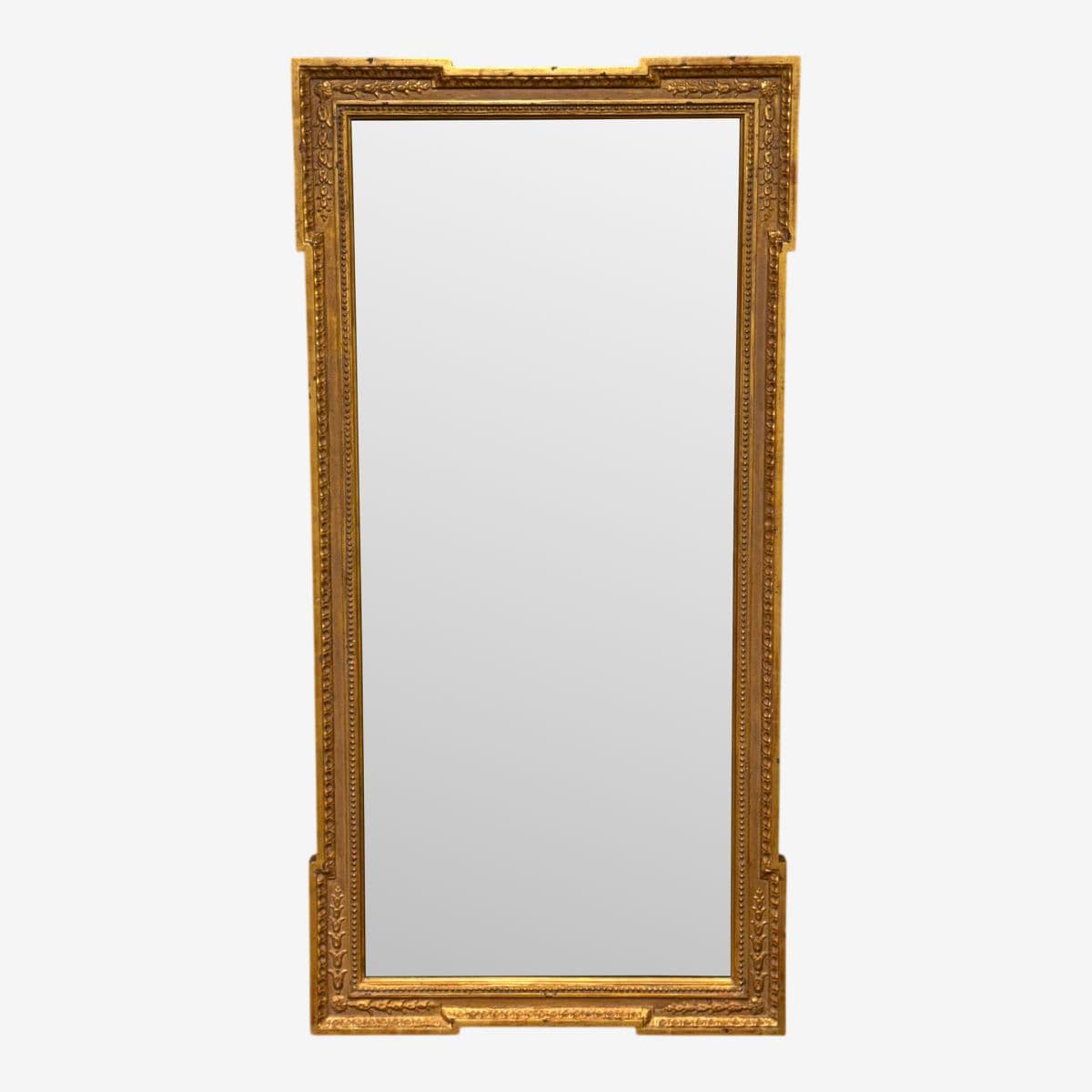 Neoclassical Giltwood Wall Mirror, Antique - Image 1