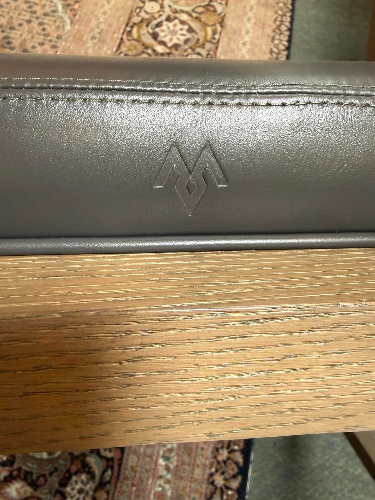 Antonio Citterio for Maxalto + B&b Italia Simplice Leather Arm Chairs, Set of Six - Thumbnail 12