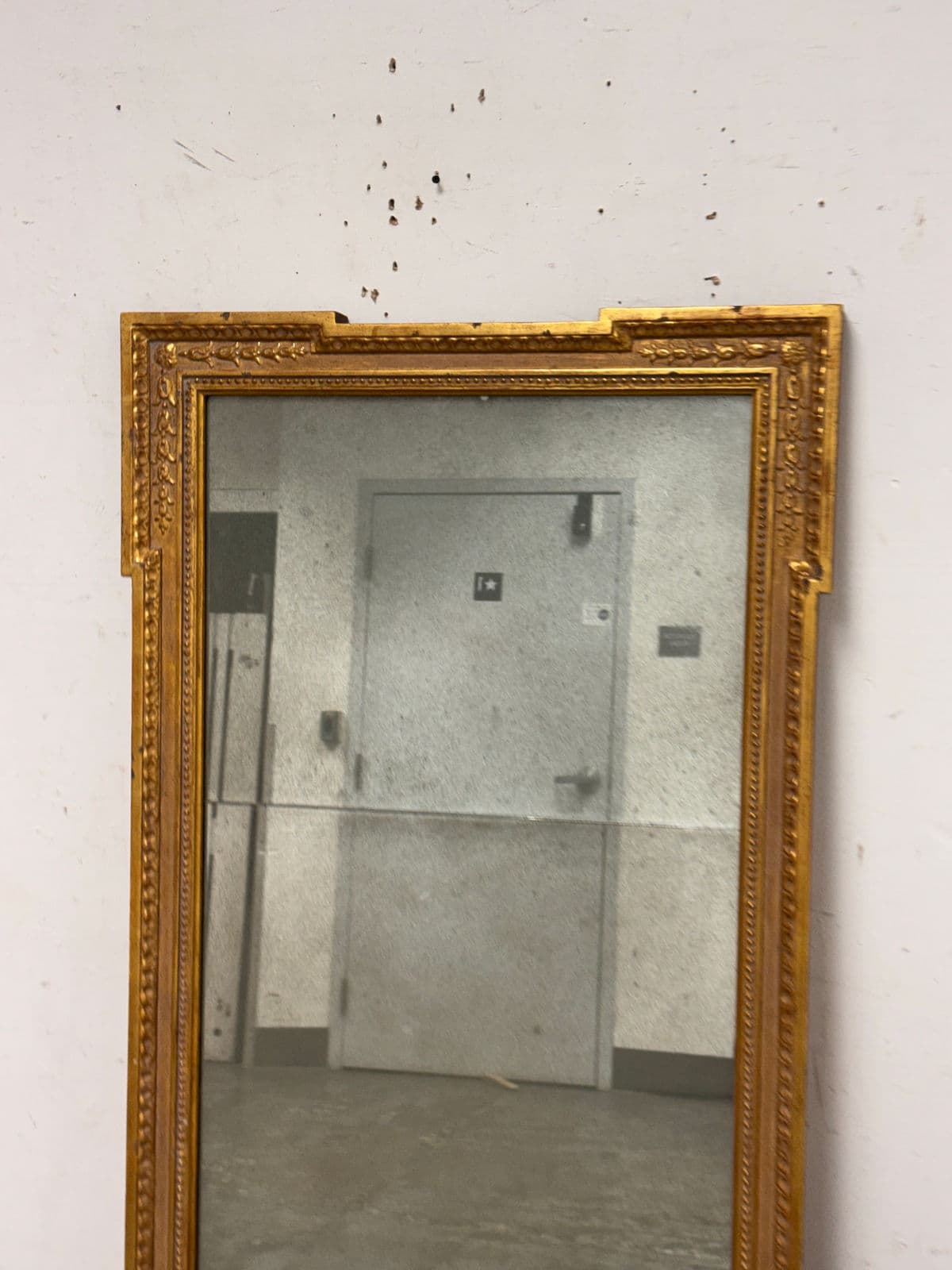 Neoclassical Giltwood Wall Mirror, Antique - Thumbnail 5