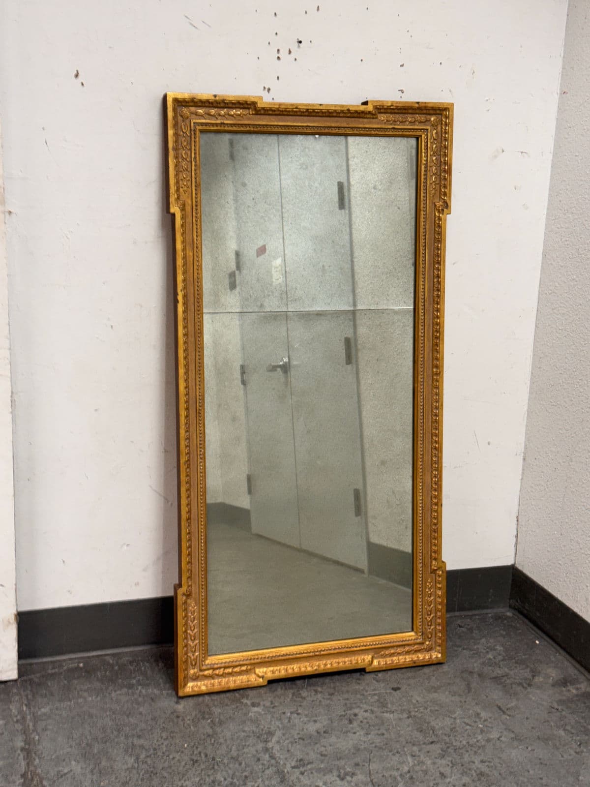 Neoclassical Giltwood Wall Mirror, Antique - Thumbnail 6