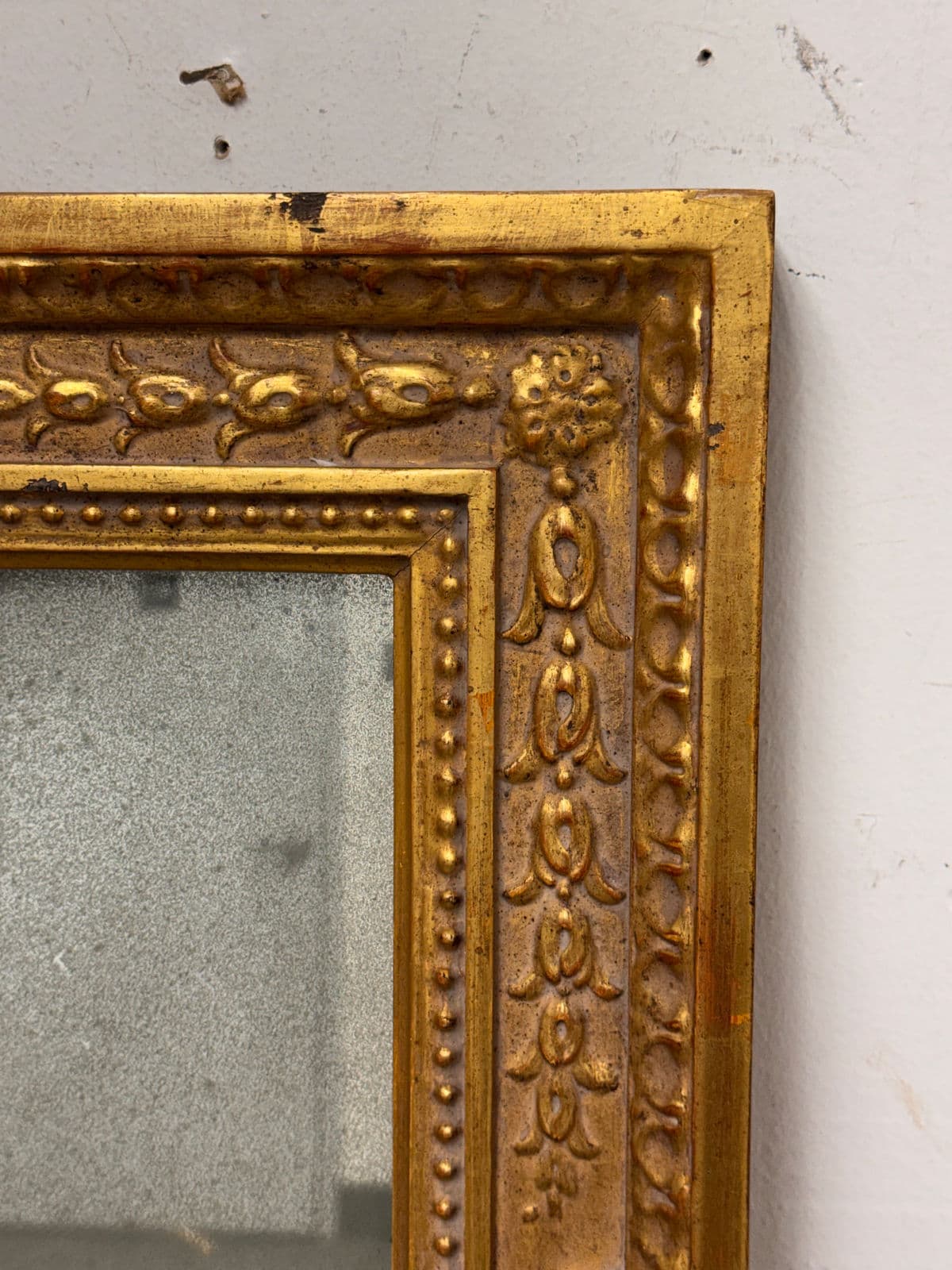 Neoclassical Giltwood Wall Mirror, Antique - Thumbnail 4