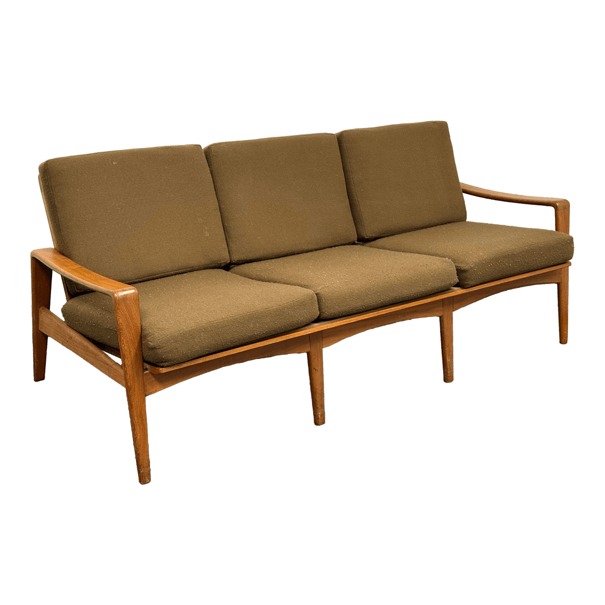 Komfort Danish Three Seat Sofa, Circa 1960's - Thumbnail 2