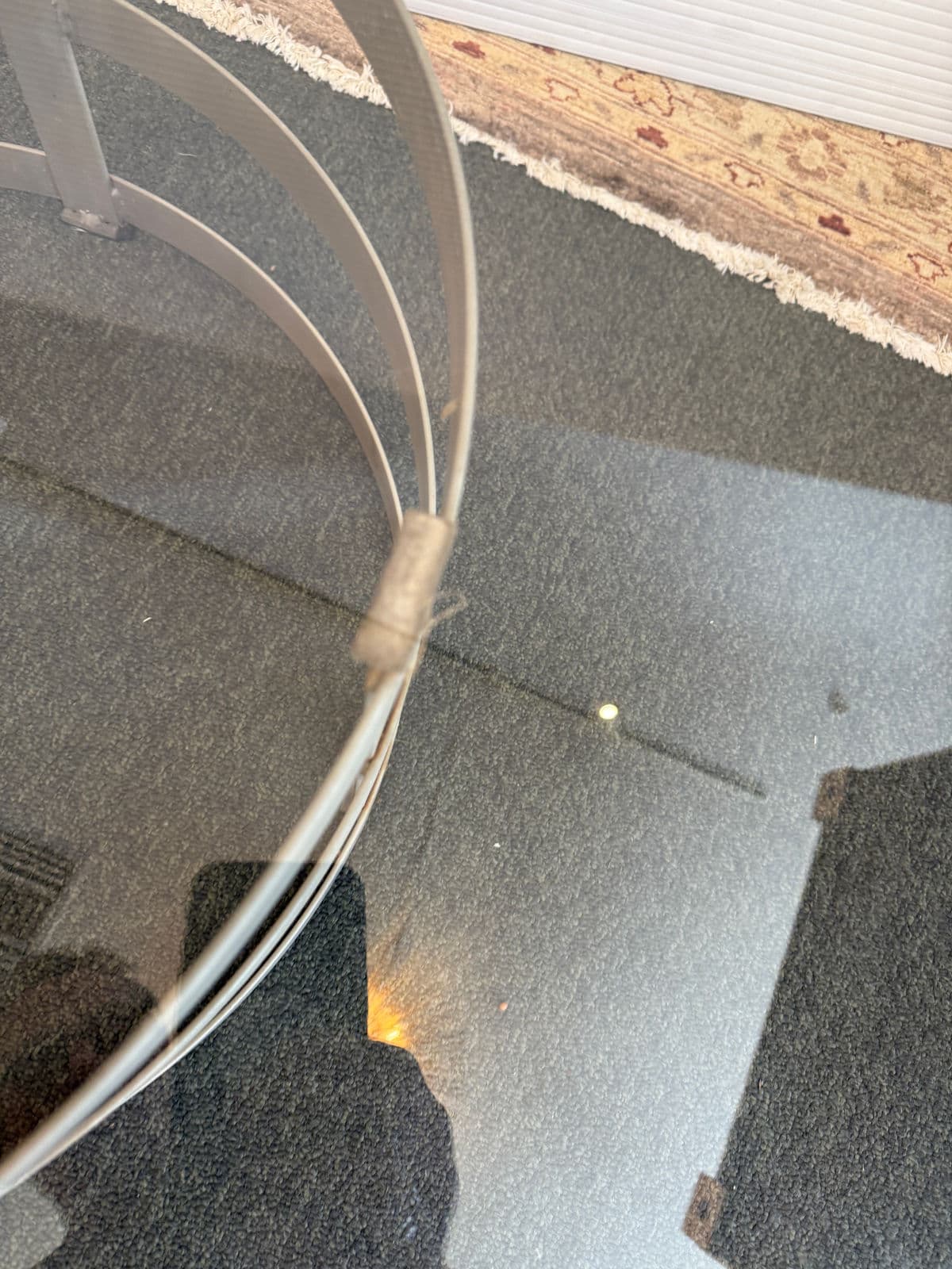 Steel Drum Pedestal Coffee Table - Thumbnail 6