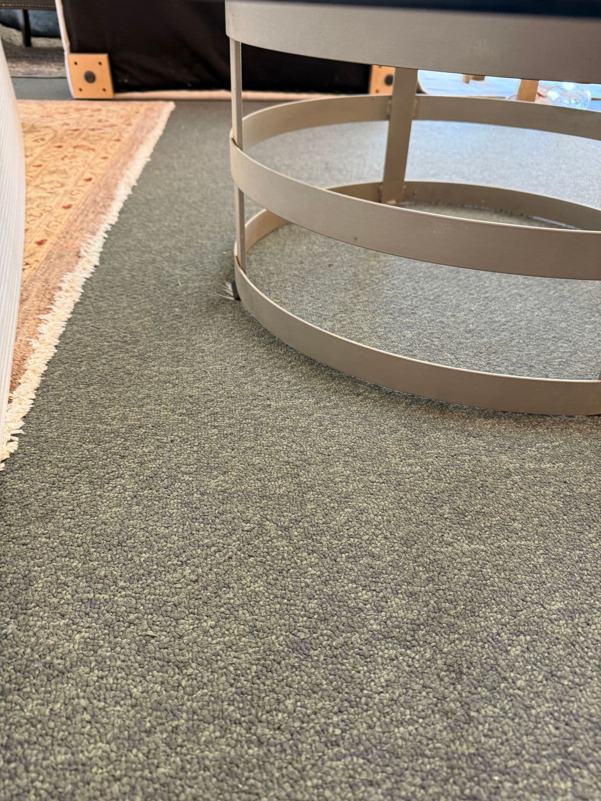 Steel Drum Pedestal Coffee Table - Thumbnail 10