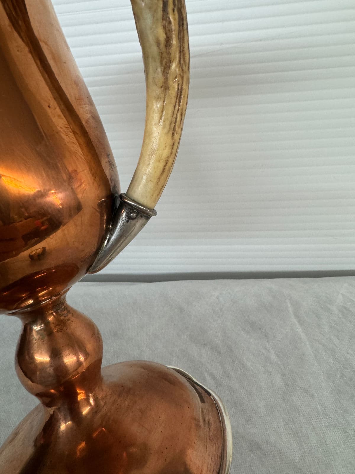 Antique Sterling + Copper Loving Cup Vase - Thumbnail 12