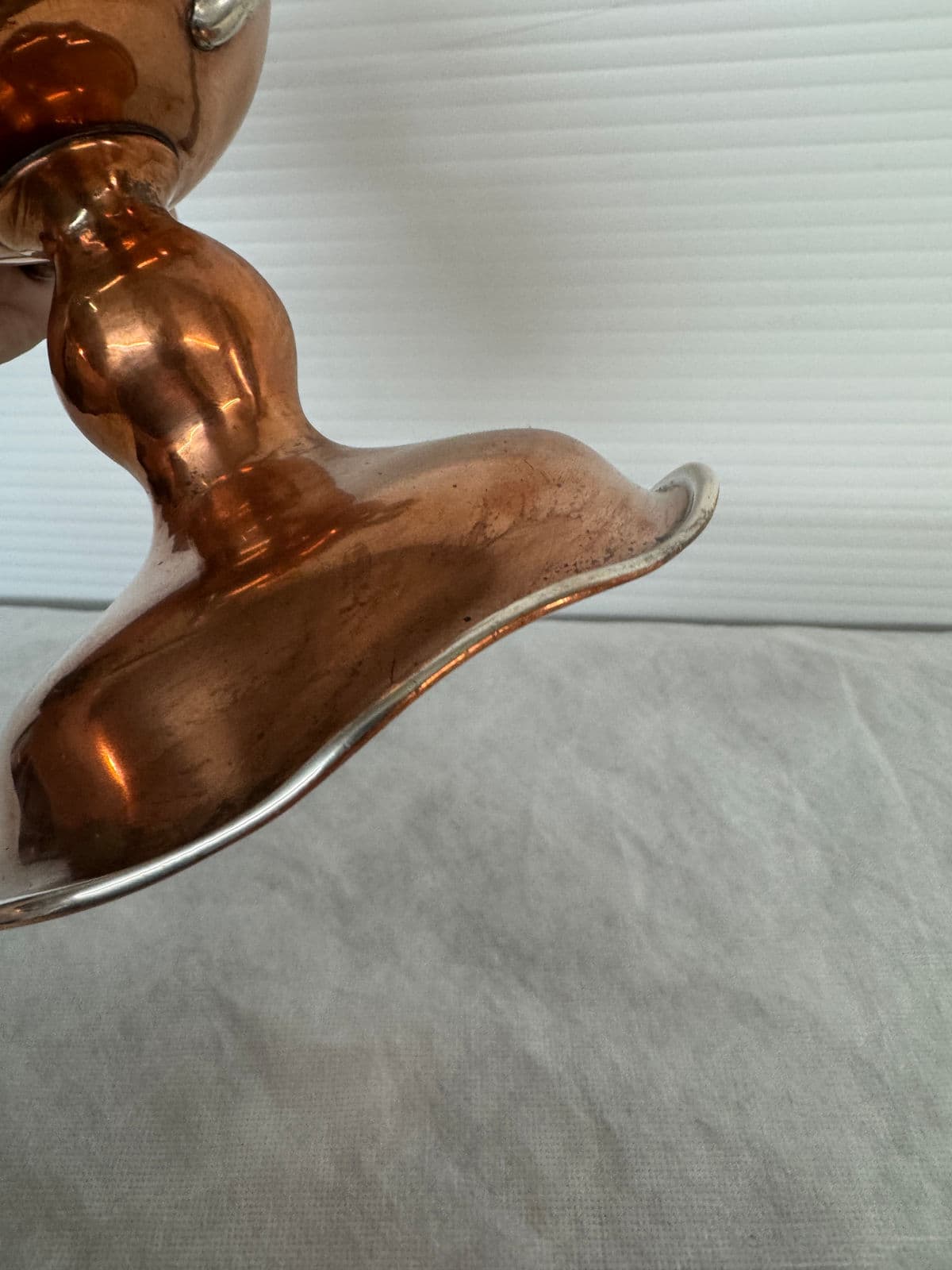 Antique Sterling + Copper Loving Cup Vase - Thumbnail 11