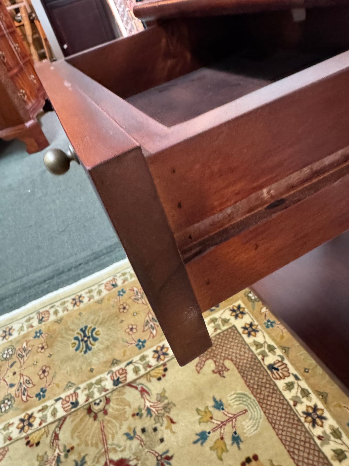 Georgian Style End Tables/Nightstands, Pair - Thumbnail 8