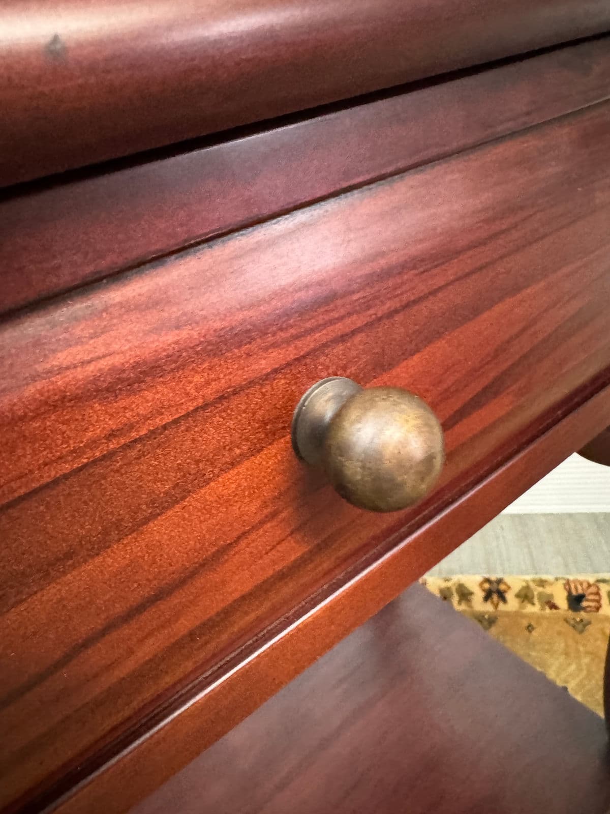 Georgian Style End Tables/Nightstands, Pair - Thumbnail 6