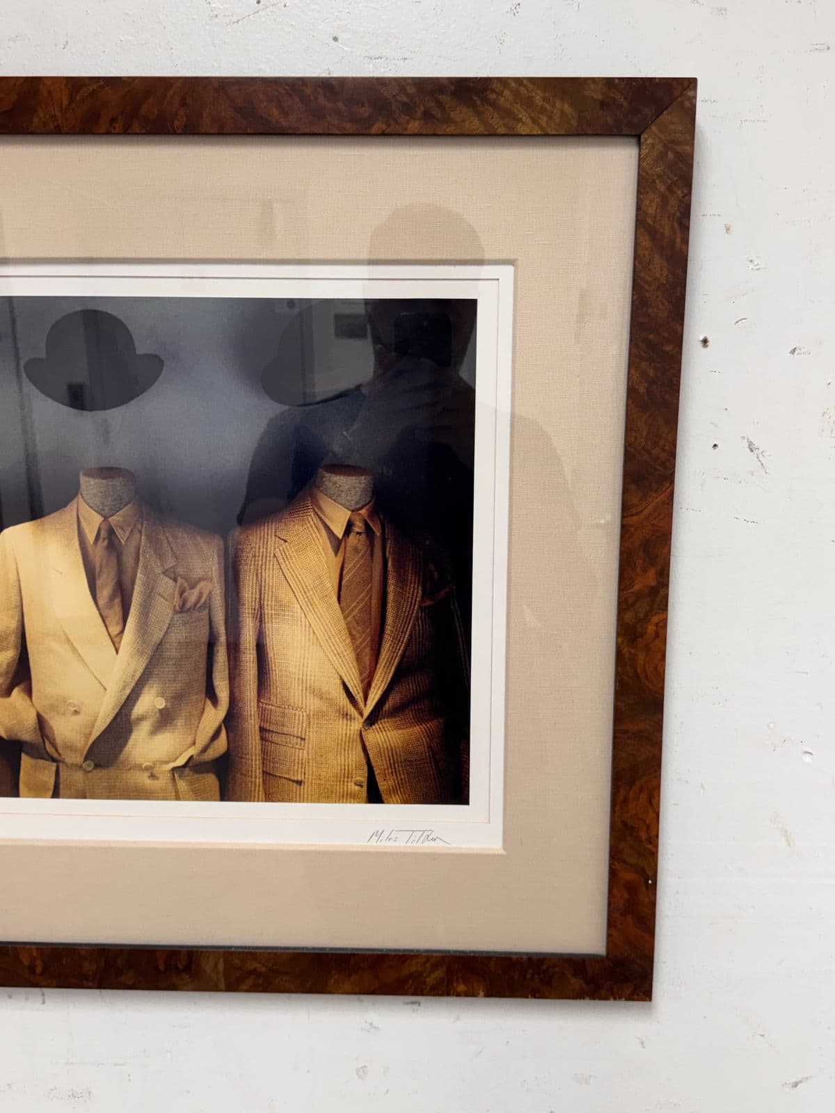 Custom Framed Lithograph, Signed, Circa 1980's - Thumbnail 8