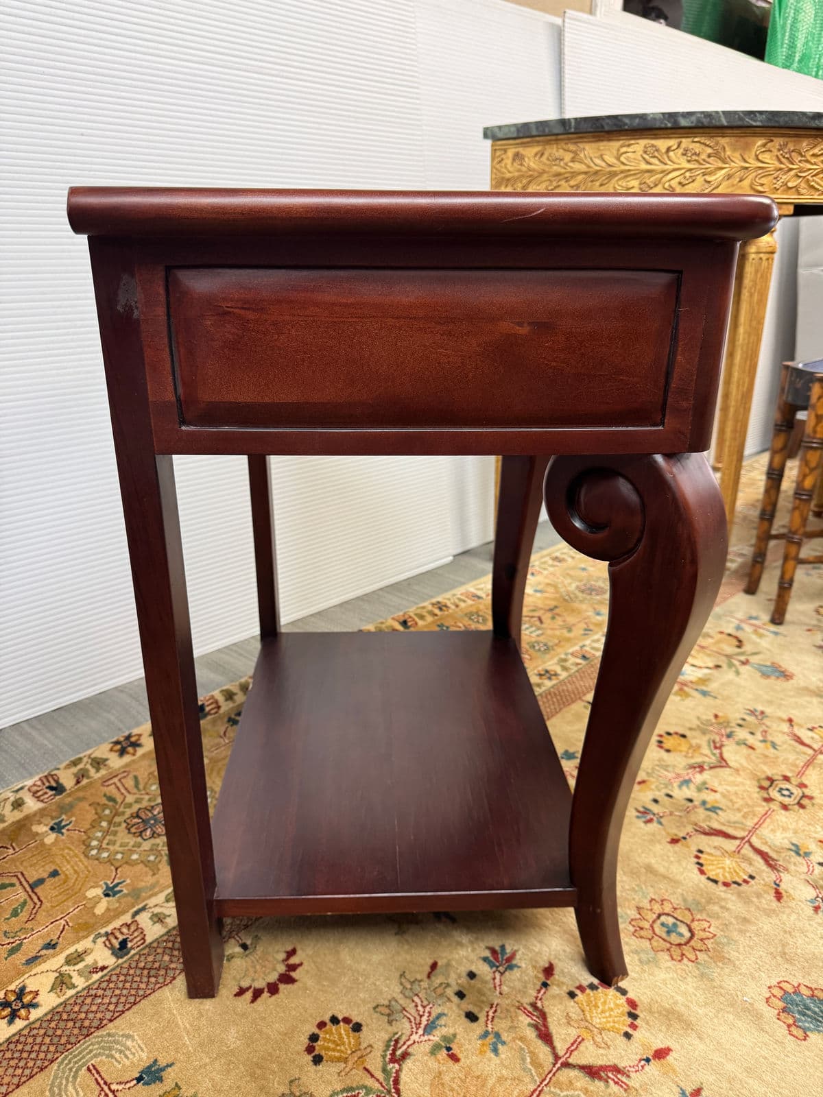 Georgian Style End Tables/Nightstands, Pair - Thumbnail 5