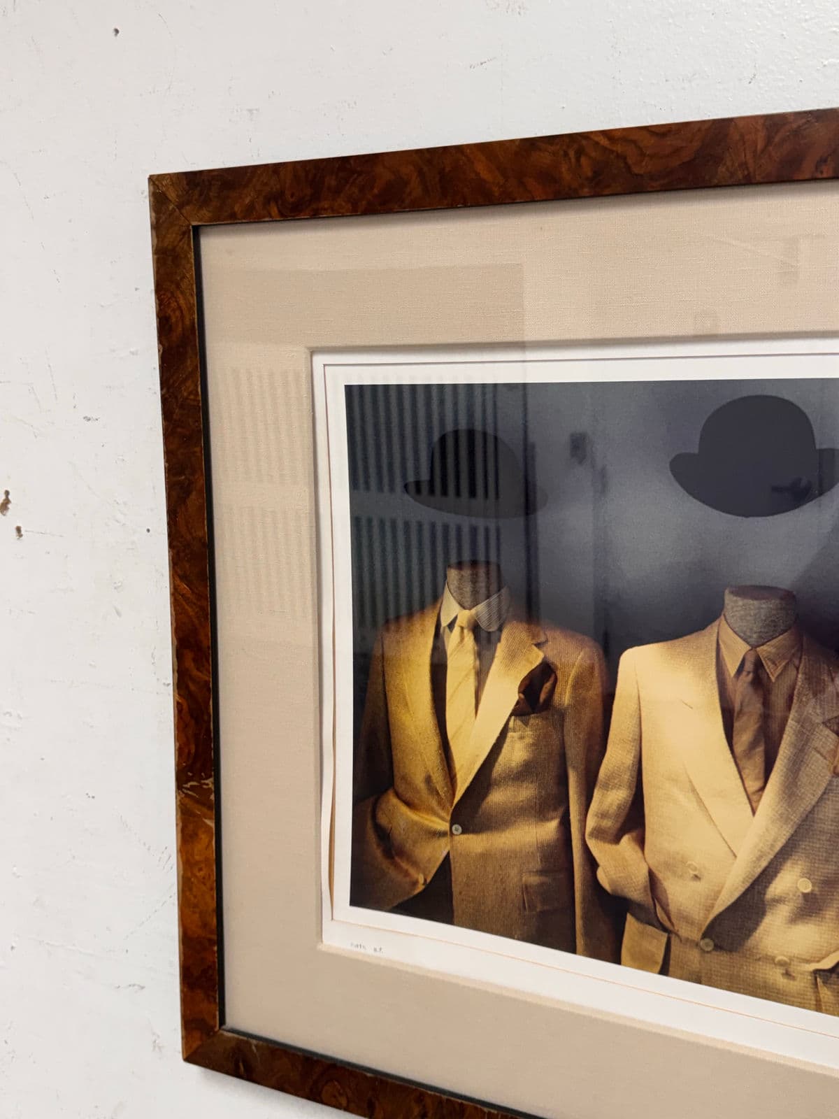 Custom Framed Lithograph, Signed, Circa 1980's - Thumbnail 7