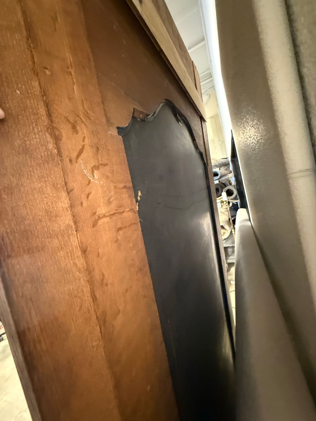 Antique French Trumeau Wall Tall Mirror, 19th Century. - Thumbnail 5