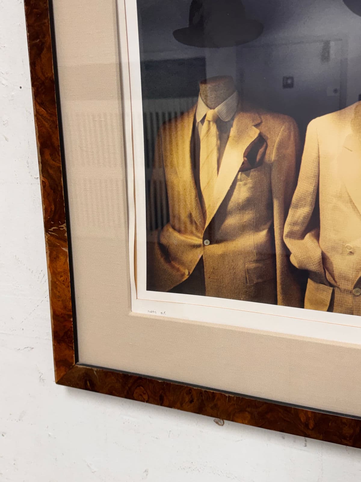 Custom Framed Lithograph, Signed, Circa 1980's - Thumbnail 4