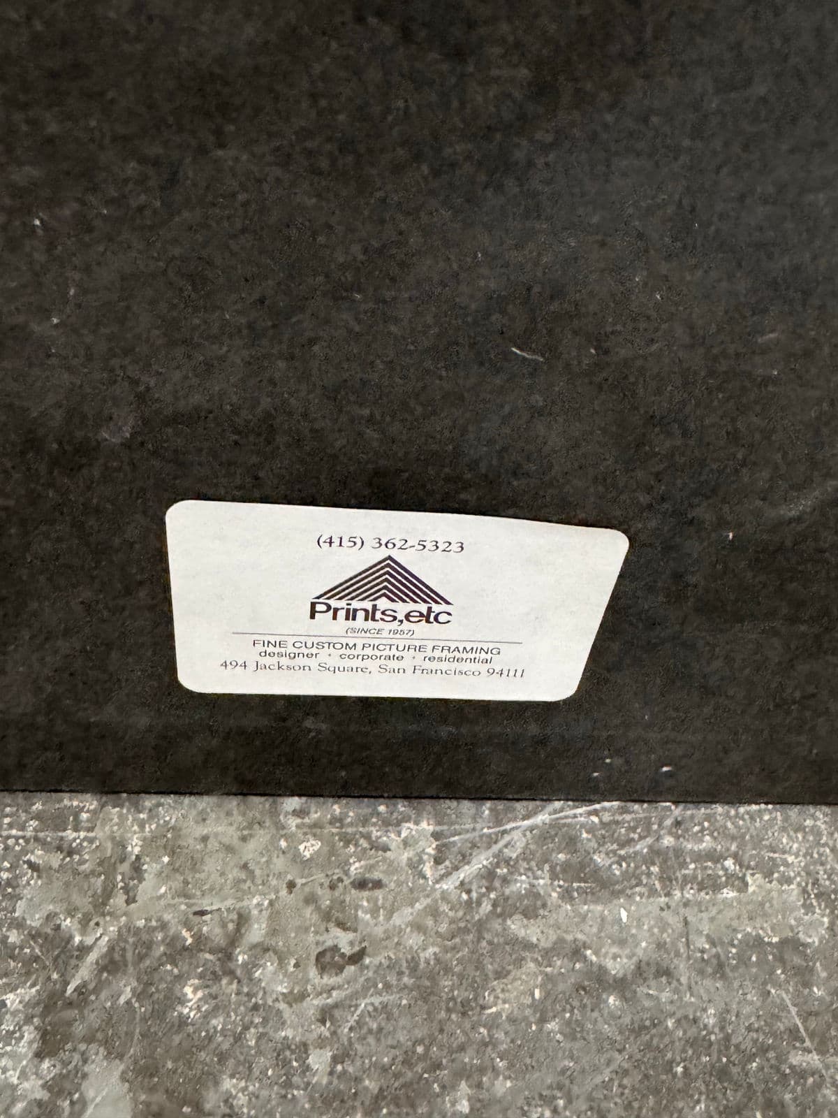 Custom Framed Lithograph, Signed, Circa 1980's - Thumbnail 12