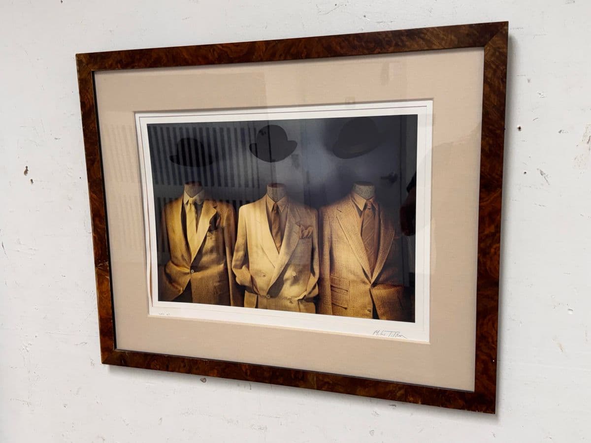 Custom Framed Lithograph, Signed, Circa 1980's - Thumbnail 6