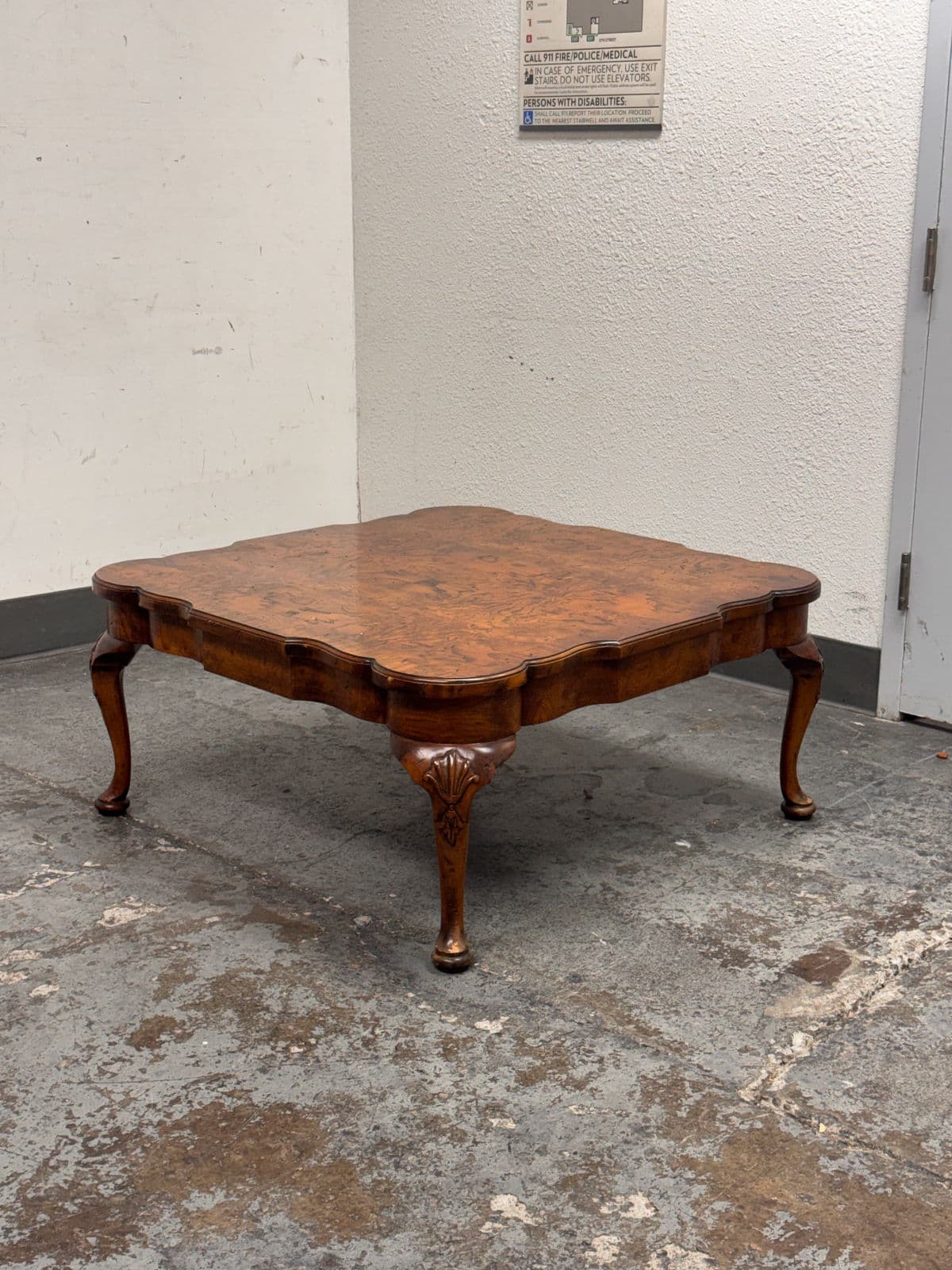 French Provincial Revival Style Coffee Table, Circa 1982 - Thumbnail 3