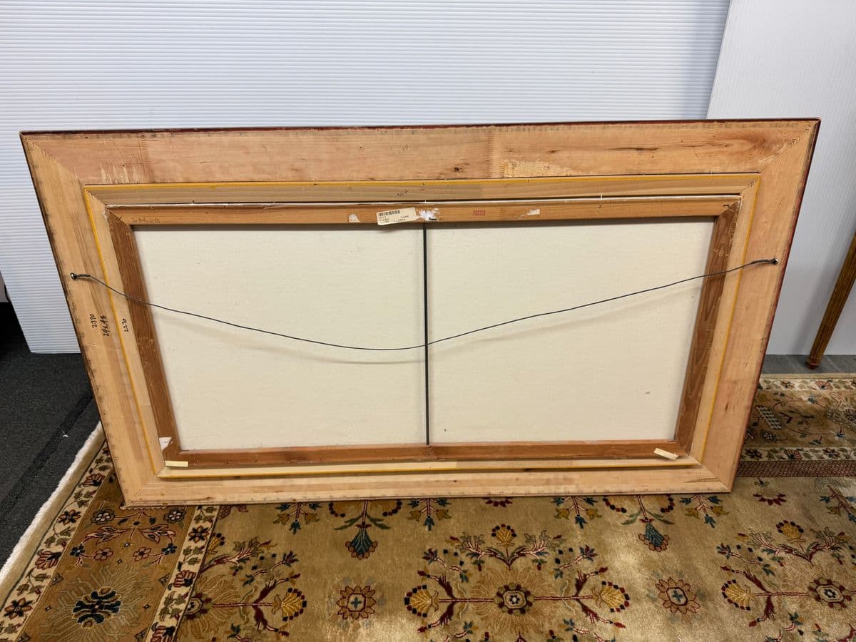 Wendell Brown's 'Surf's Up' Oil Painting, Framed - Thumbnail 13