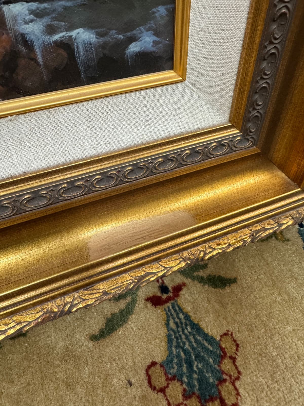 Wendell Brown's 'Surf's Up' Oil Painting, Framed - Thumbnail 12