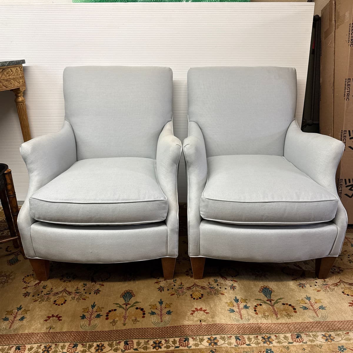 Ballard Designs Wembley Club Chairs, Pair - Thumbnail 4