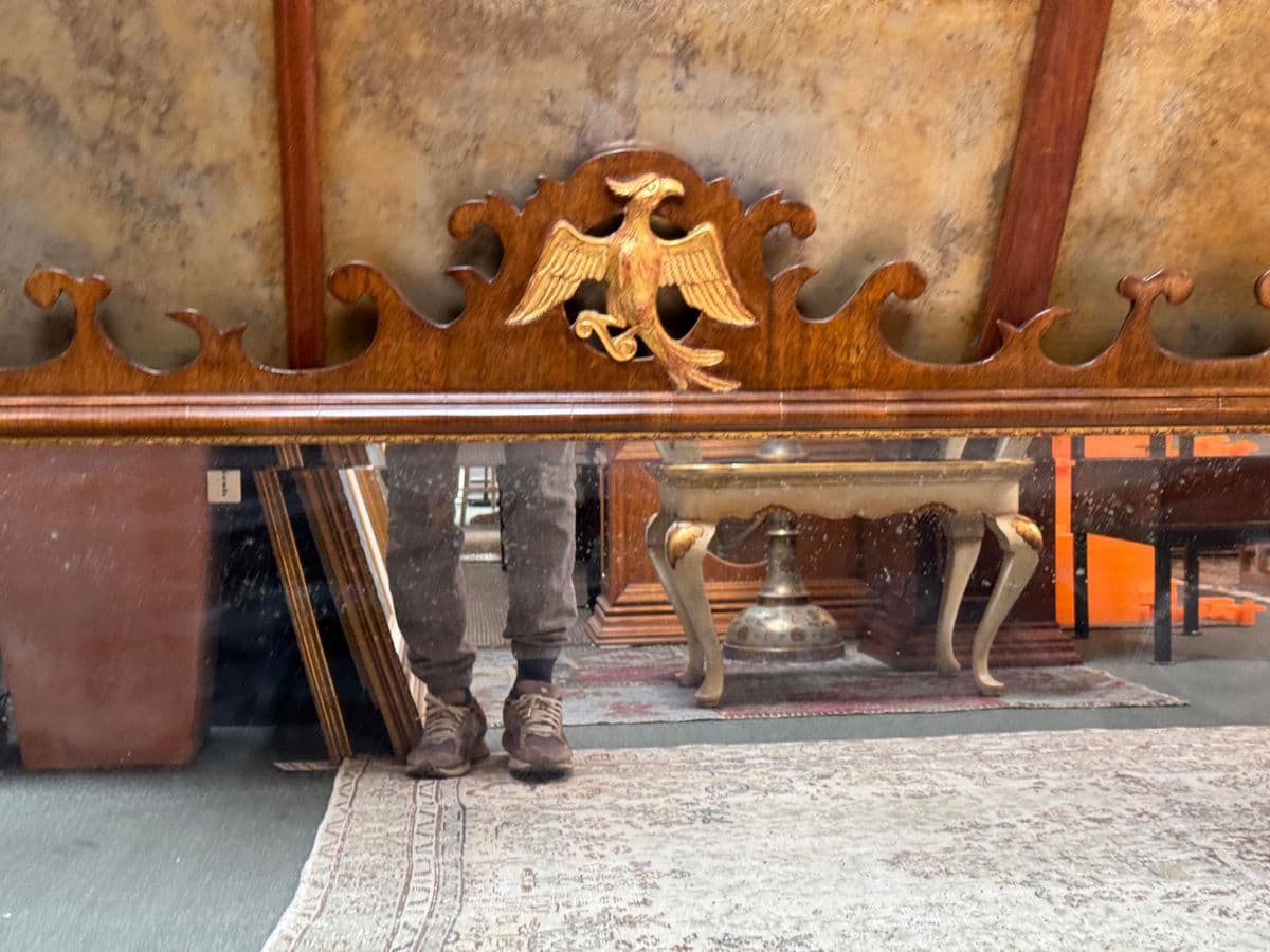 Burton Ching Federal Style Parcel Gilt Mirror - Thumbnail 9