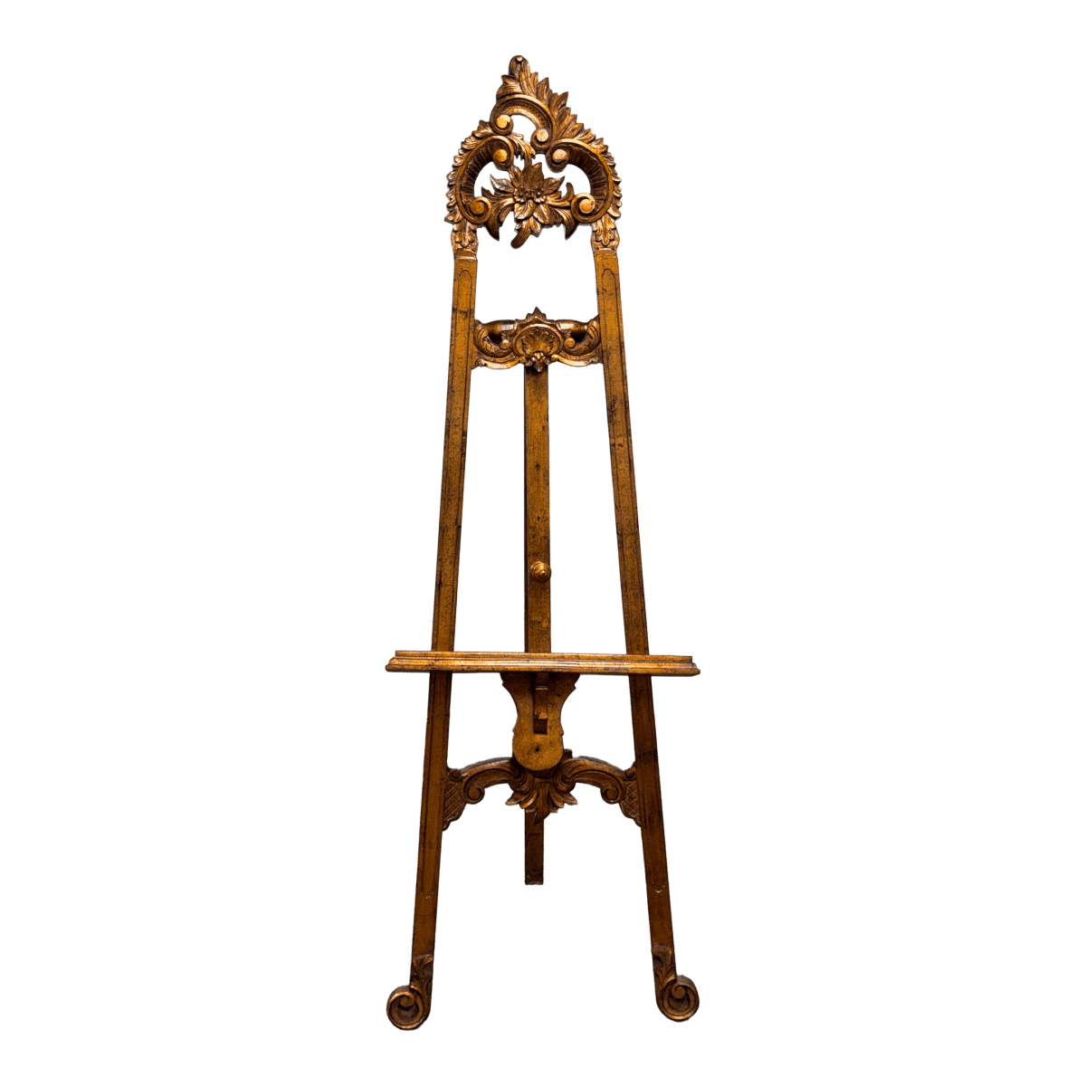 Rococo Revival Wood Chevalet Easel, 19th Century - Thumbnail 2