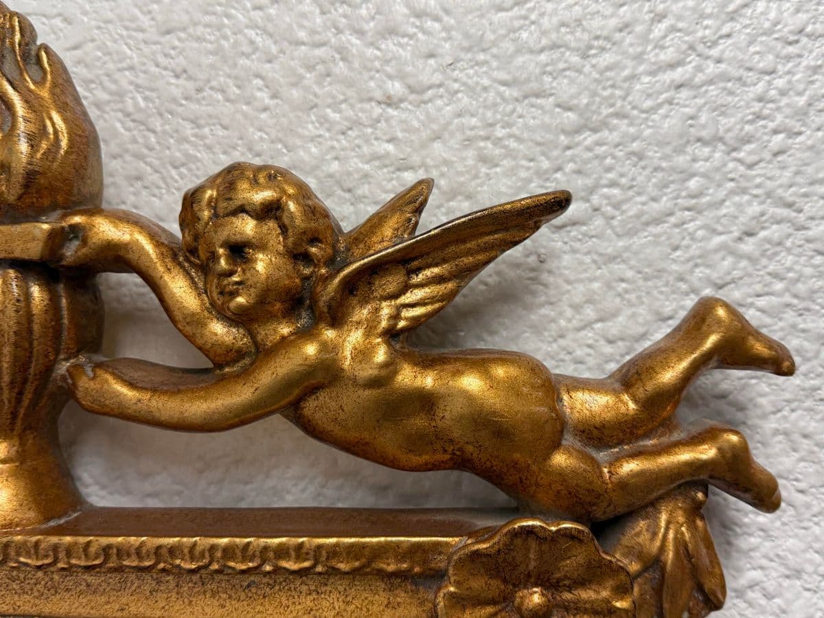 Italian Cherubs With Festoon Wall Mirror - Thumbnail 6