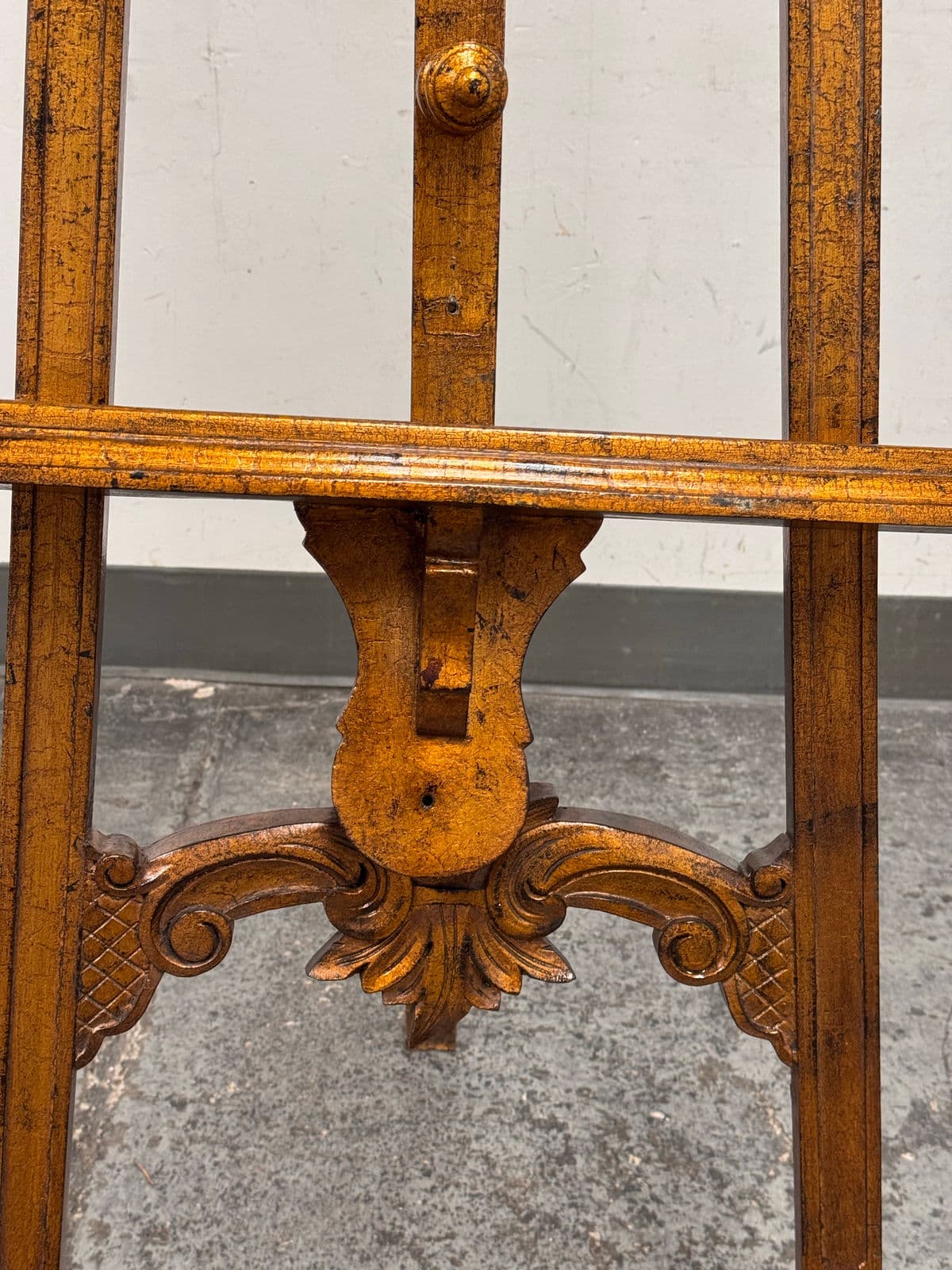 Rococo Revival Wood Chevalet Easel, 19th Century - Thumbnail 8