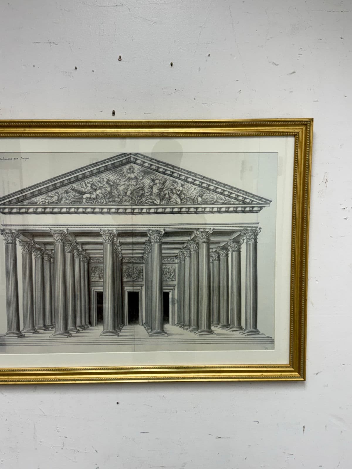 Architectural Facade of the Madeleine, Paris, Framed, 20th Century - Thumbnail 10