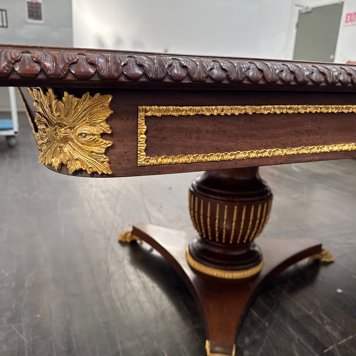 Emilia Interiors Neoclassical Revival Banquet Extension Dining Table, Late 20th Century - Thumbnail 11