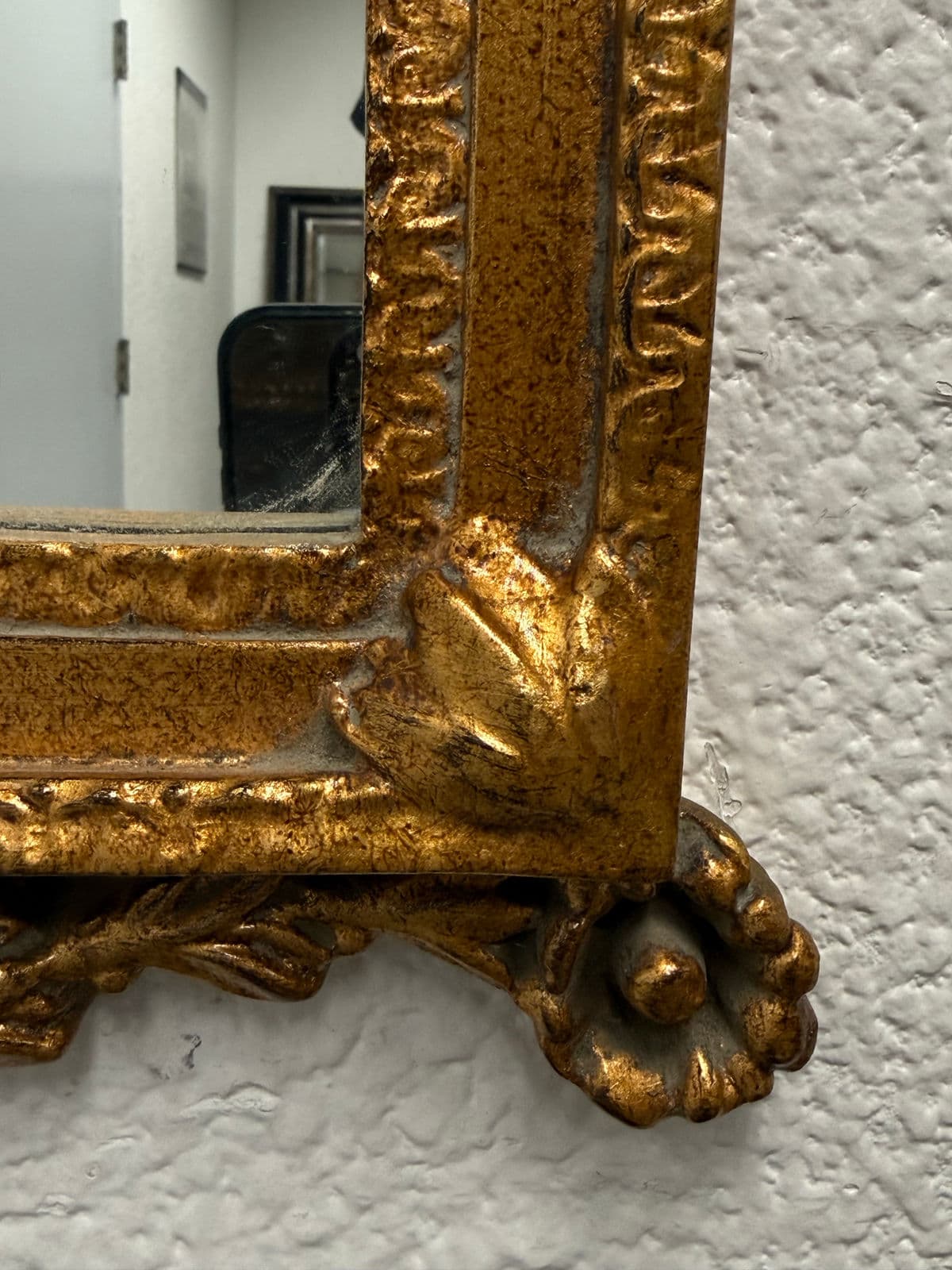 Italian Cherubs With Festoon Wall Mirror - Thumbnail 9