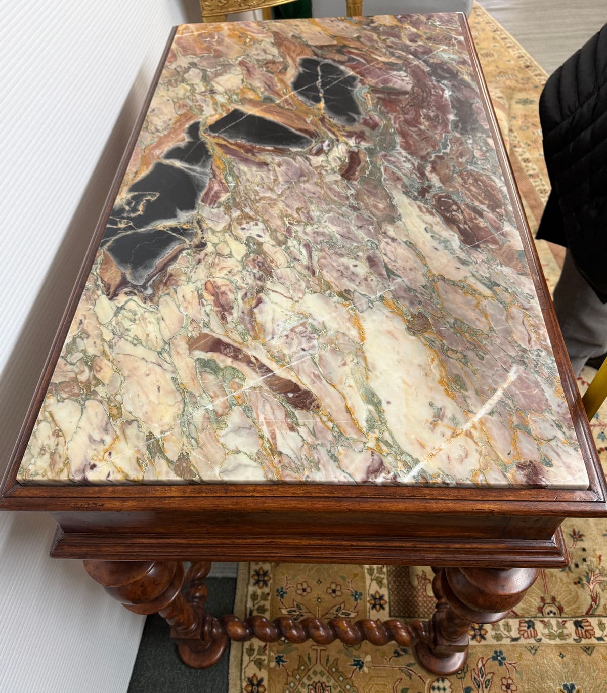 Late 20th Century Portuguese Baroque Center Table - Thumbnail 3