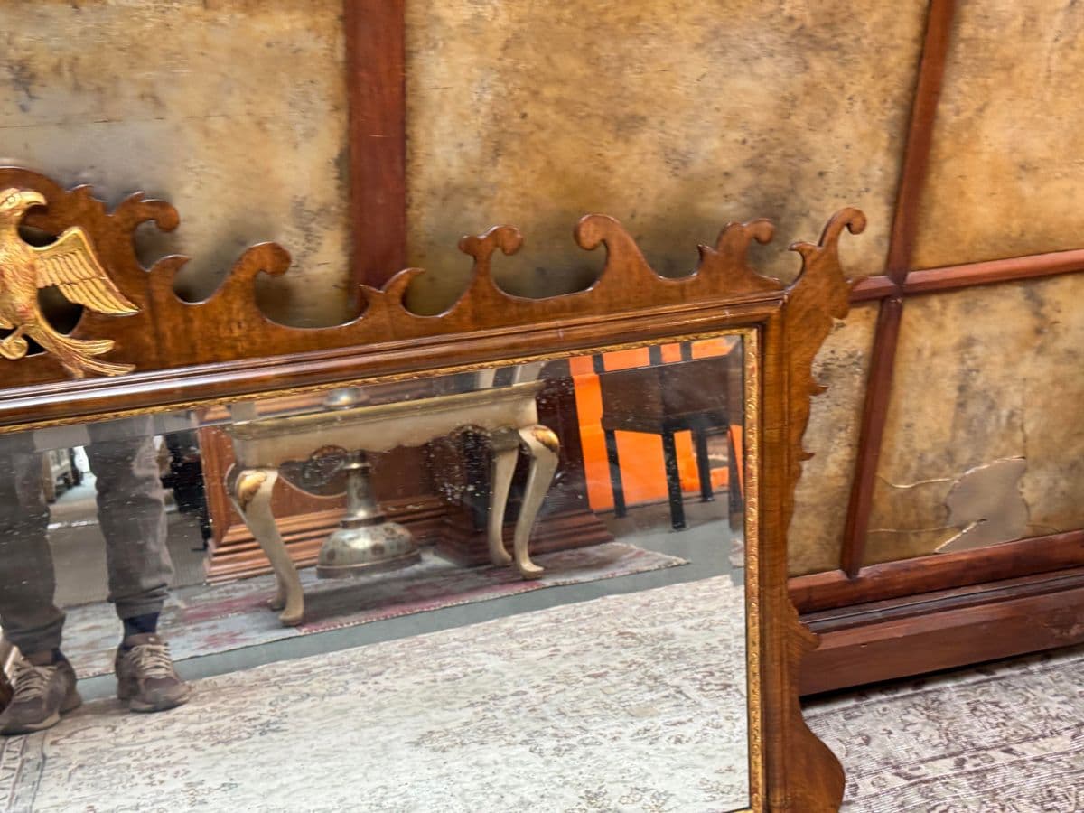 Burton Ching Federal Style Parcel Gilt Mirror - Thumbnail 10