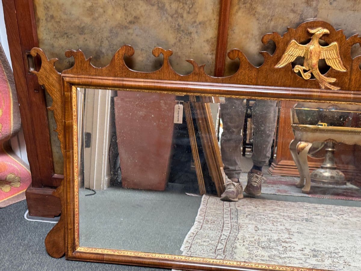 Burton Ching Federal Style Parcel Gilt Mirror - Thumbnail 12